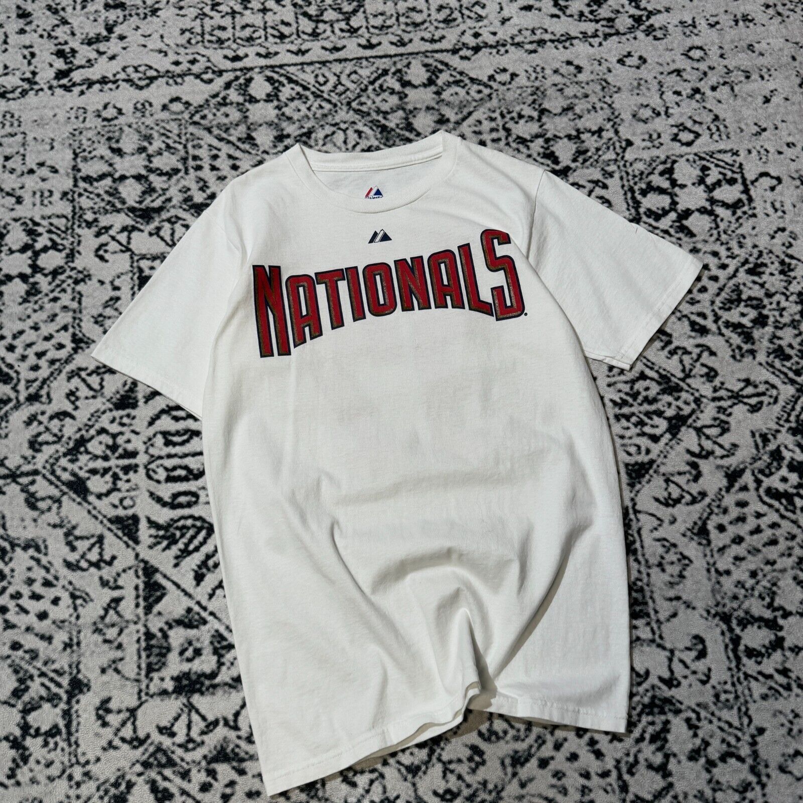 Majestic × Vintage Vintage Majestic White Cotton T-Shirt Size S Starasburg #37 Size S / US 4 / IT 40 - 3 Thumbnail