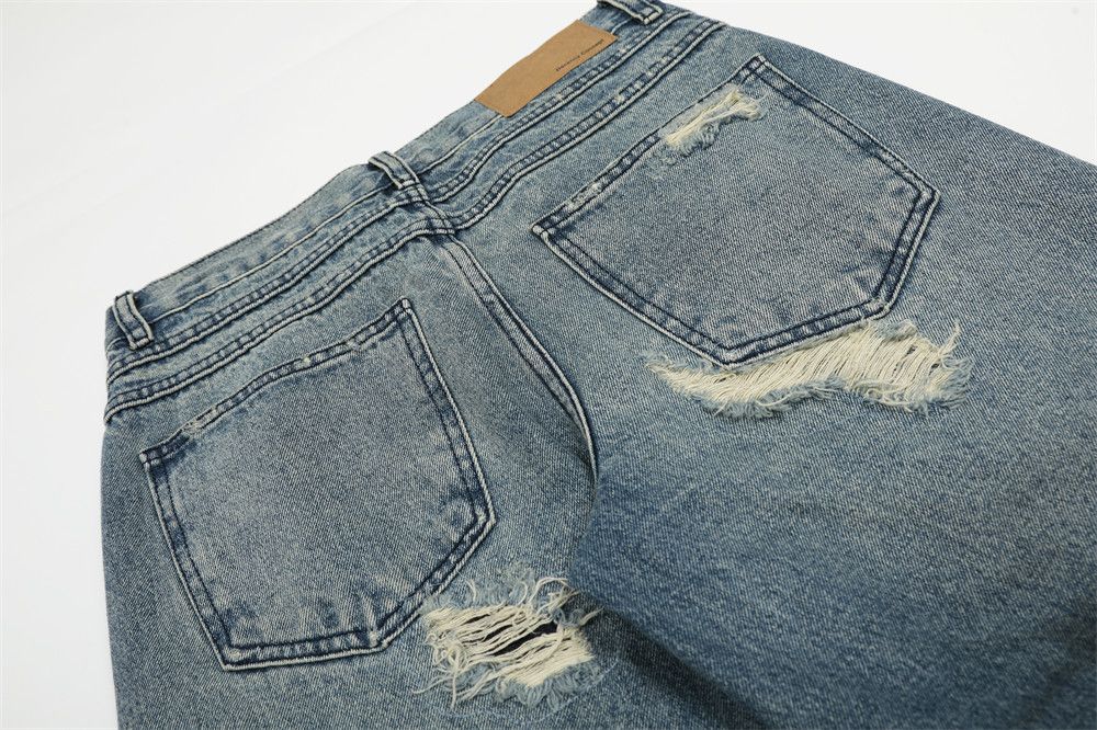 Japanese Brand × Jean Men's distressed loose punk heavy washed ripped jeans Size US 32 / EU 48 - 6 Thumbnail