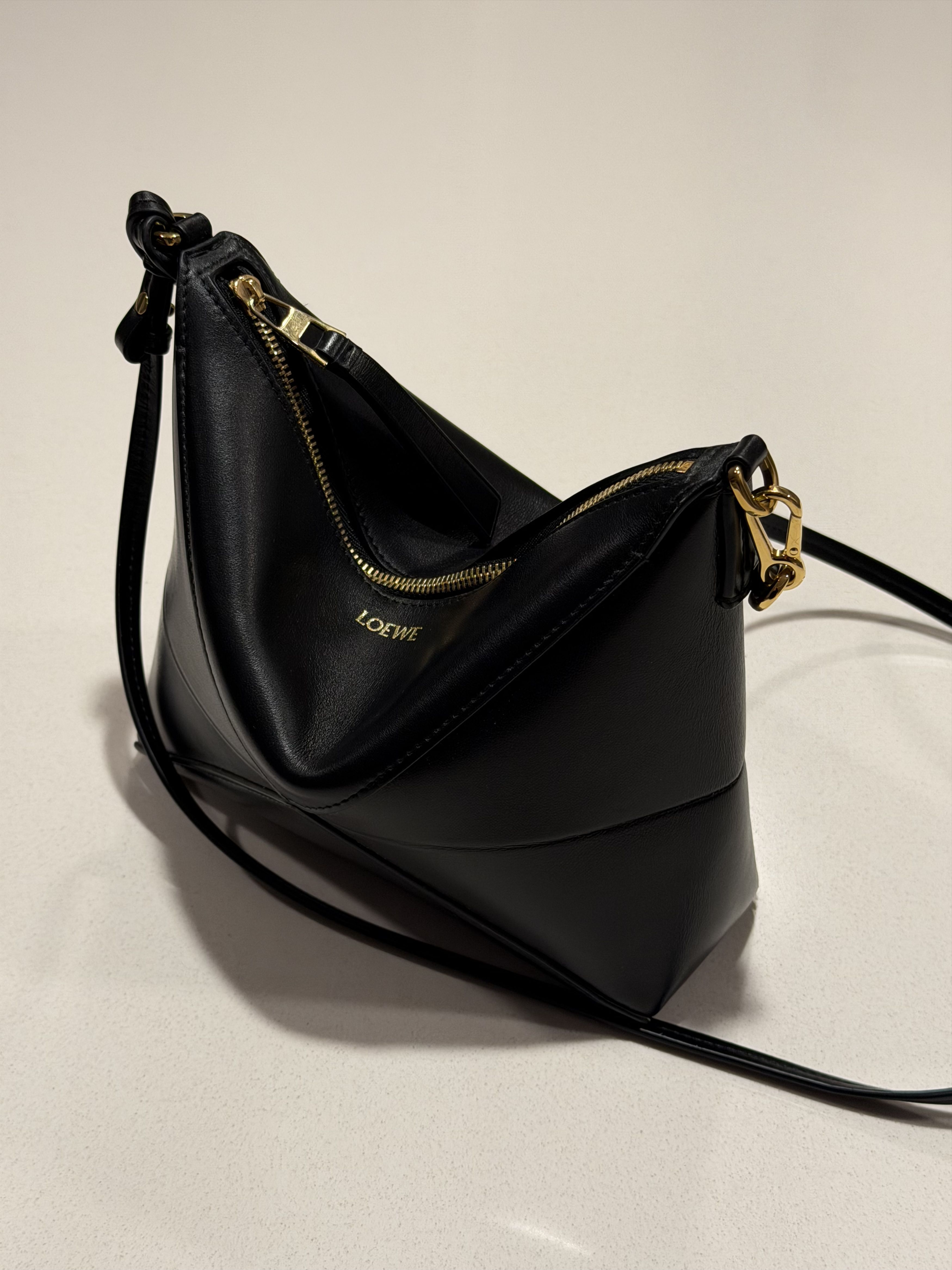 Loewe Loewe Leather Crossbody Bag – Near New – Full Set – Black Size ONE SIZE - 3 Thumbnail