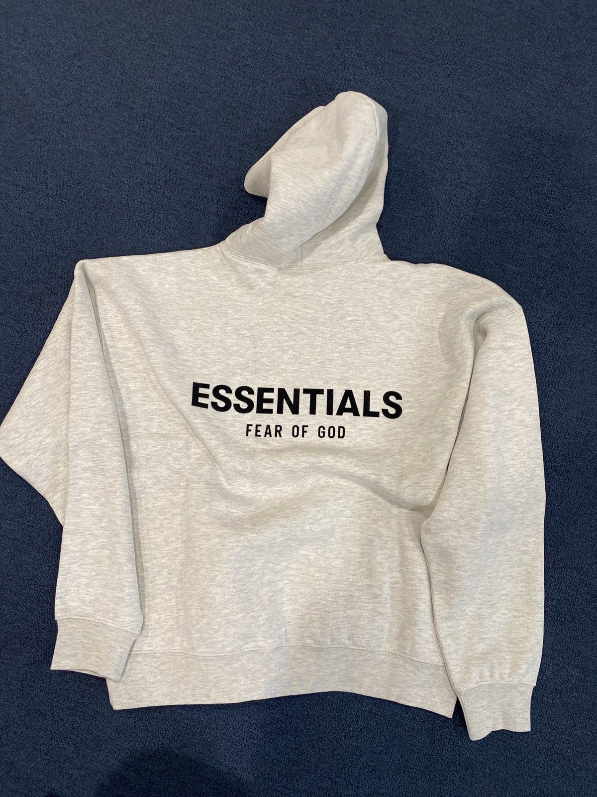 image of Fear Of God Essentials Hoodie (L) in Light Grey, Men's (Size Large)