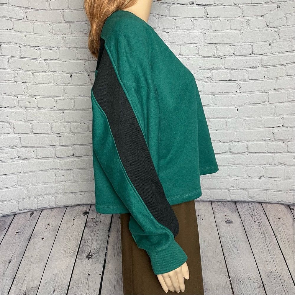 Zara NWT New Zara Green LA Boxy Sweatshirt Size L Size L / US 10 / IT 46 - 3 Thumbnail
