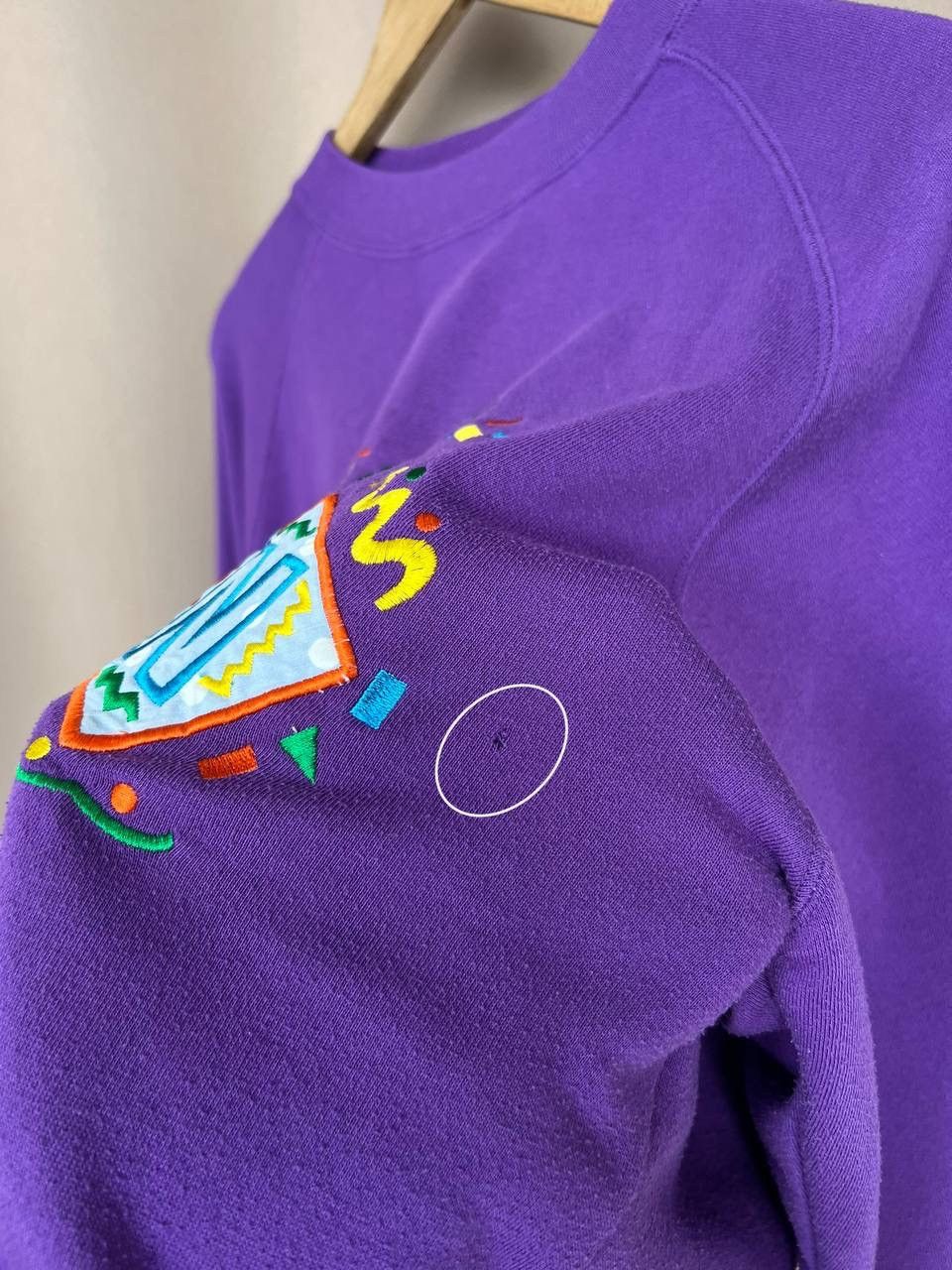 Vintage NAF NAF Embroidered Big Logo Sweatshirt Mens Size M/L Size US L / EU 52-54 / 3 - 14 Thumbnail