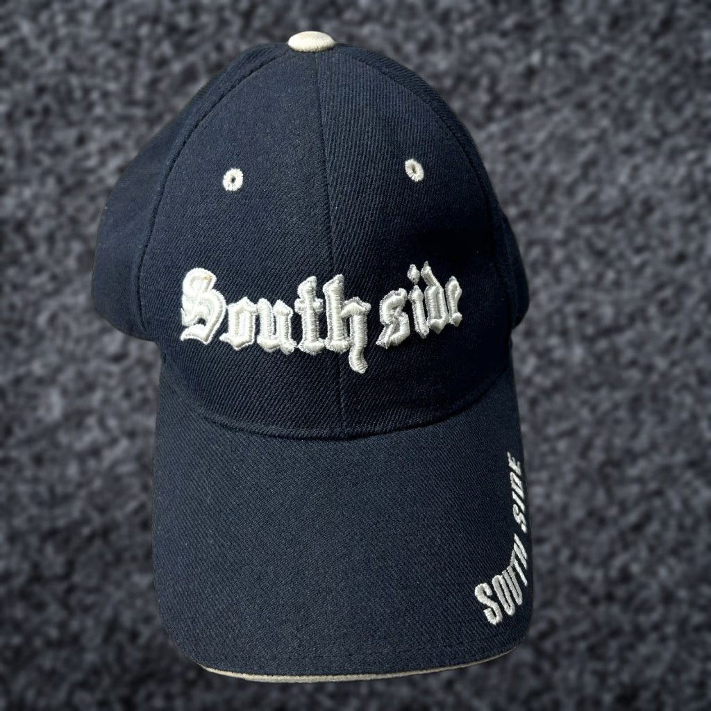 Vintage Southside City Baseball Hat Men's Black Embroidered Adjustable Strapback Cap Size ONE SIZE - 1 Thumbnail