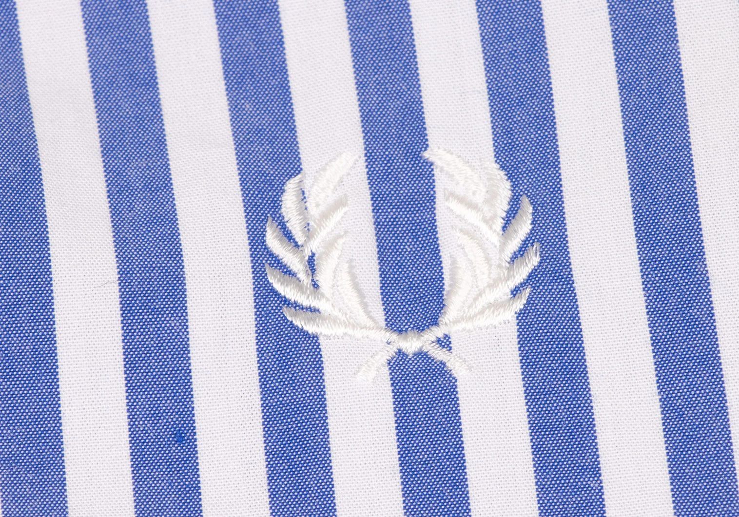 Fred Perry Hooded Striped Shirt Jacket in Blue and White, Size S Size US S / EU 44-46 / 1 - 6 Thumbnail