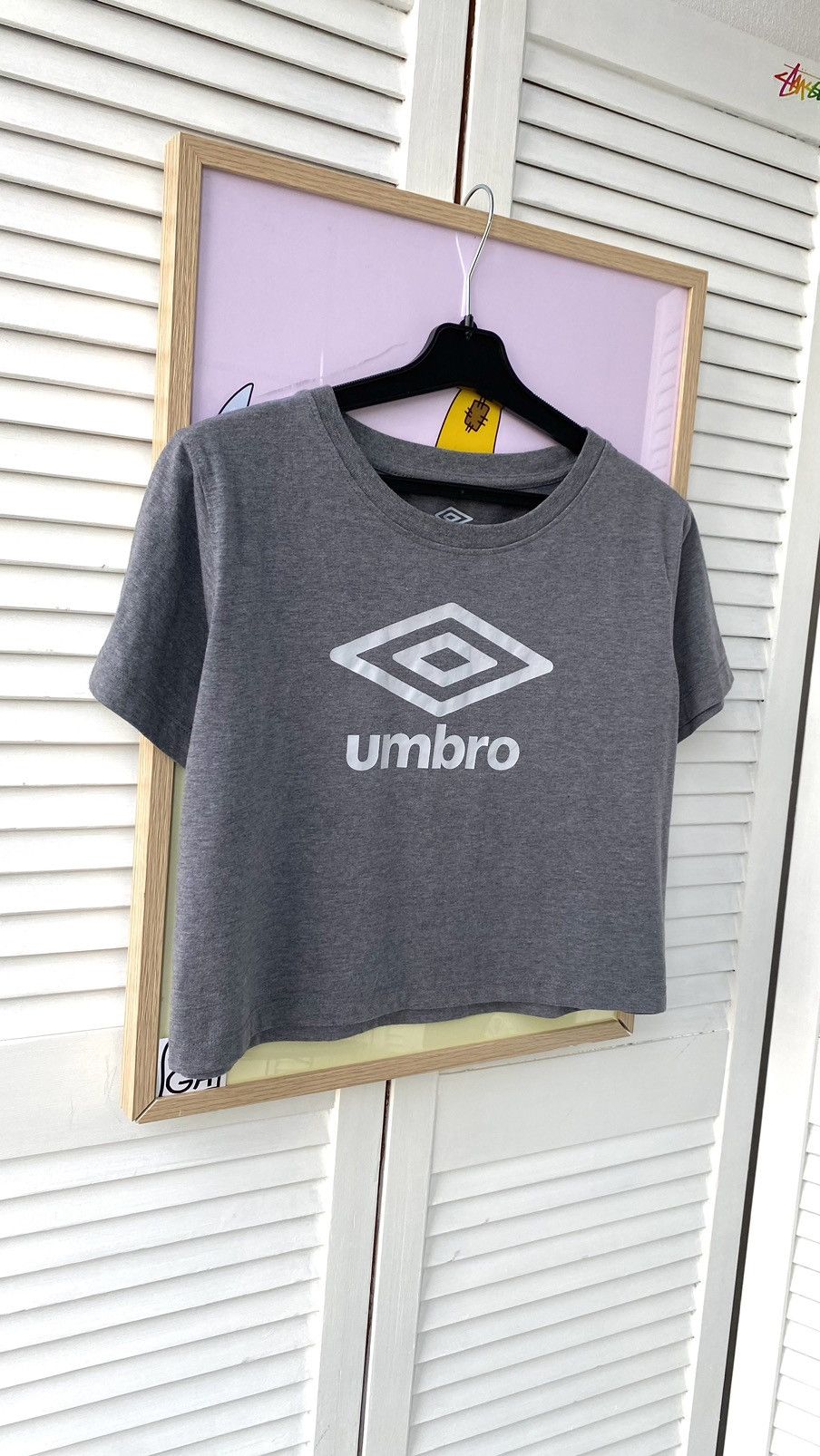 Umbro Umbro Crop Top Tee Shirt Bog Logo Size M / US 6-8 / IT 42-44 - 2 Thumbnail