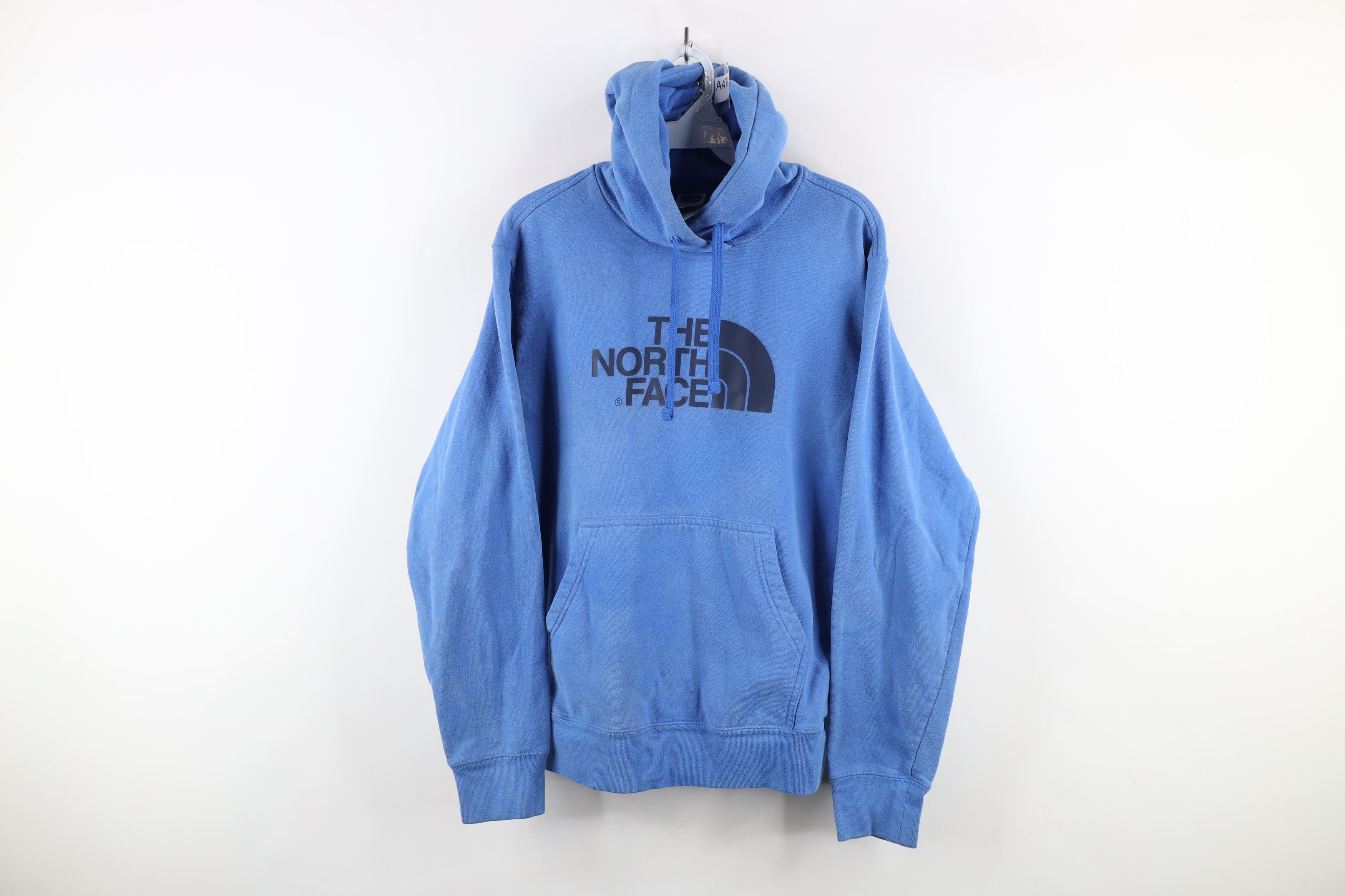 The North Face Vintage Y2K The North Face Spell Out Big Logo Hoodie Blue Size US S / EU 44-46 / 1 - 1 Thumbnail