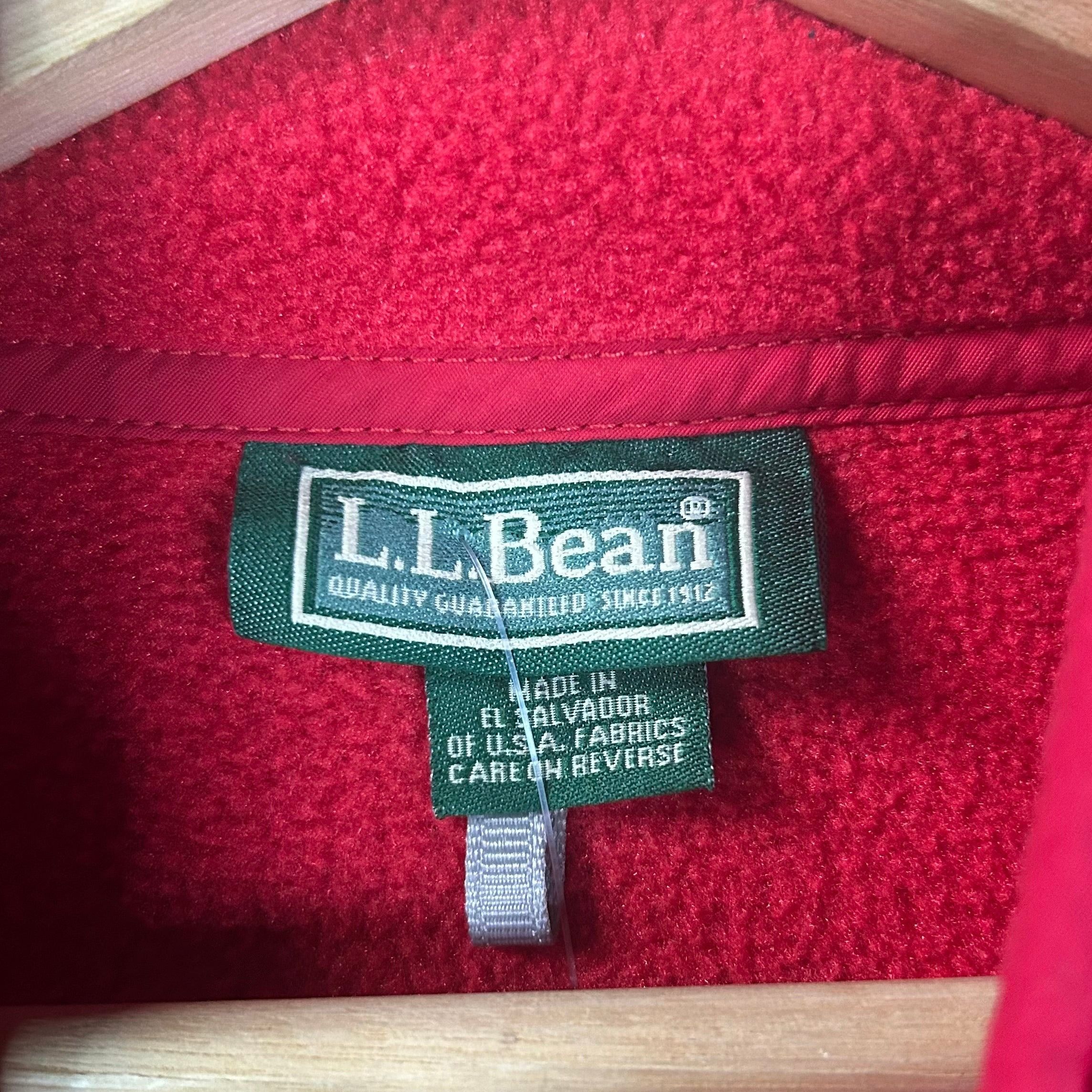 L.L. Bean LL Bean Quarter Zip Button Fleece Size Large Size US L / EU 52-54 / 3 - 3 Thumbnail