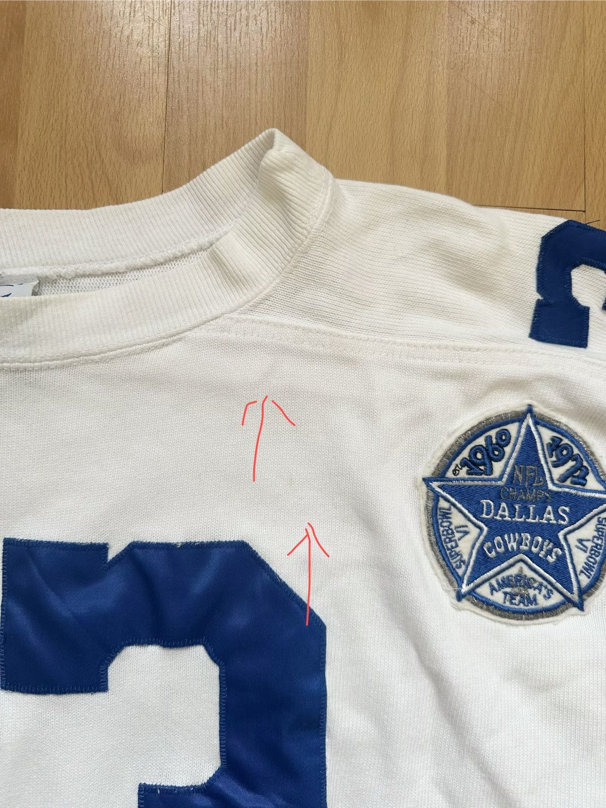 Champion Vintage Champion NFL Dallas Cowboys Jersey 1990s made in USA Size US XL / EU 56 / 4 - 9 Thumbnail