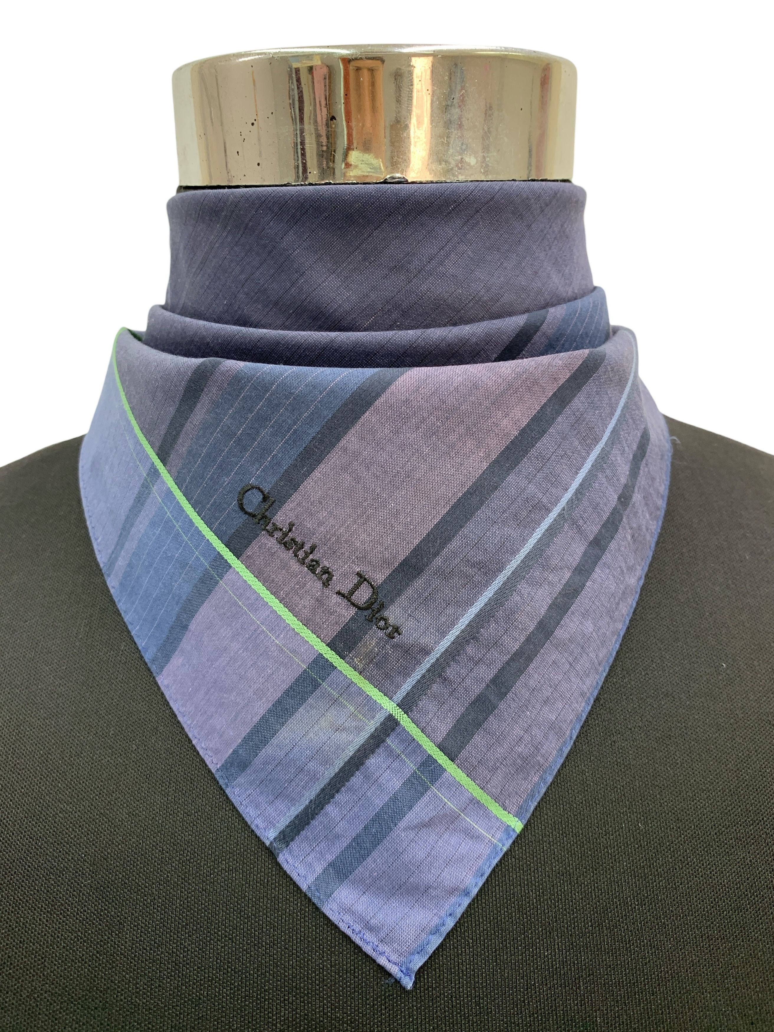 Vintage Vintage Christian Dior Neckerchief/ Handkerchief - HKA949 Size ONE SIZE - 1 Thumbnail