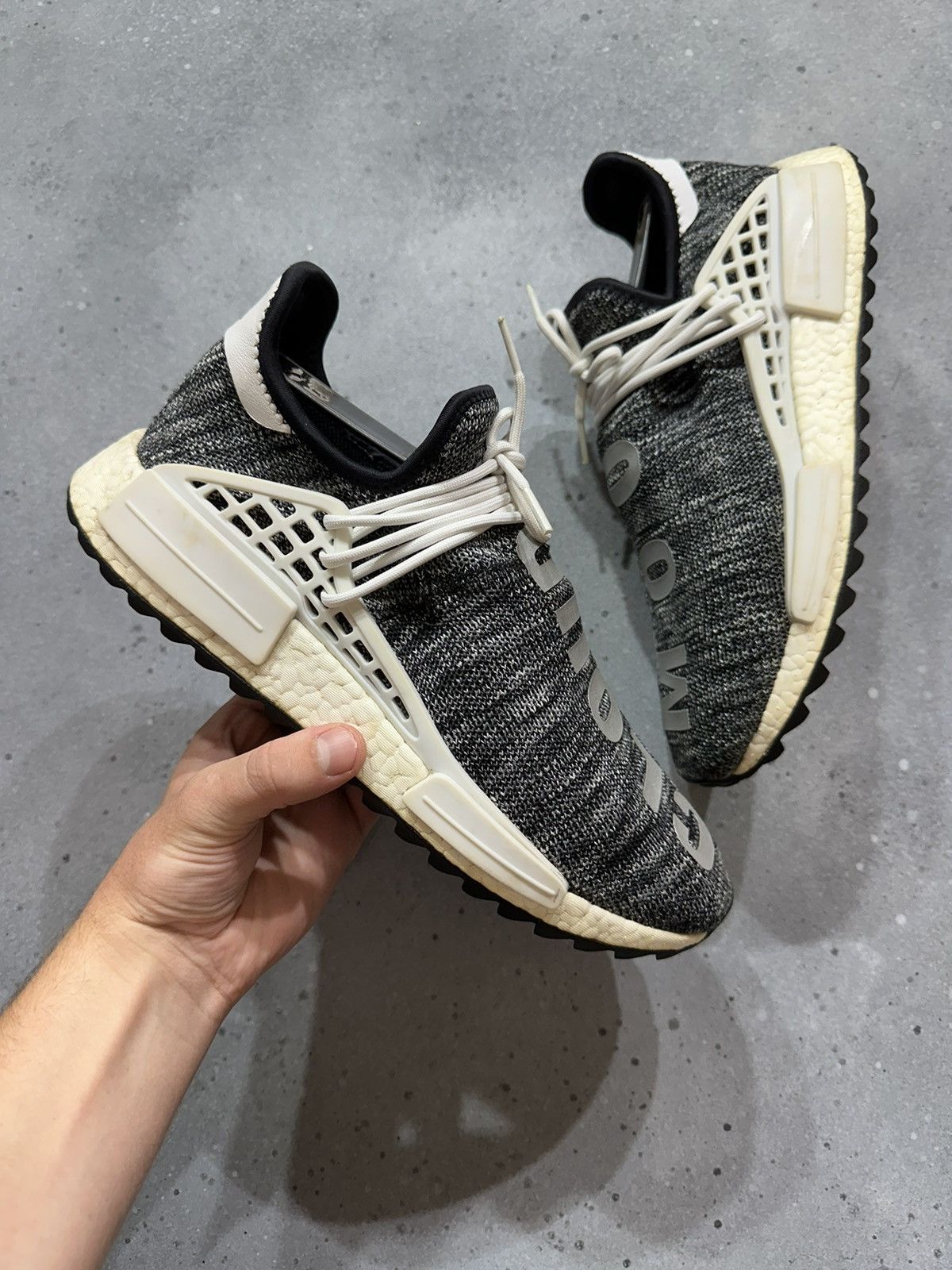 Adidas Pharrell Adidas Pharrell x NMD Human Race Trail Oreo Grailed