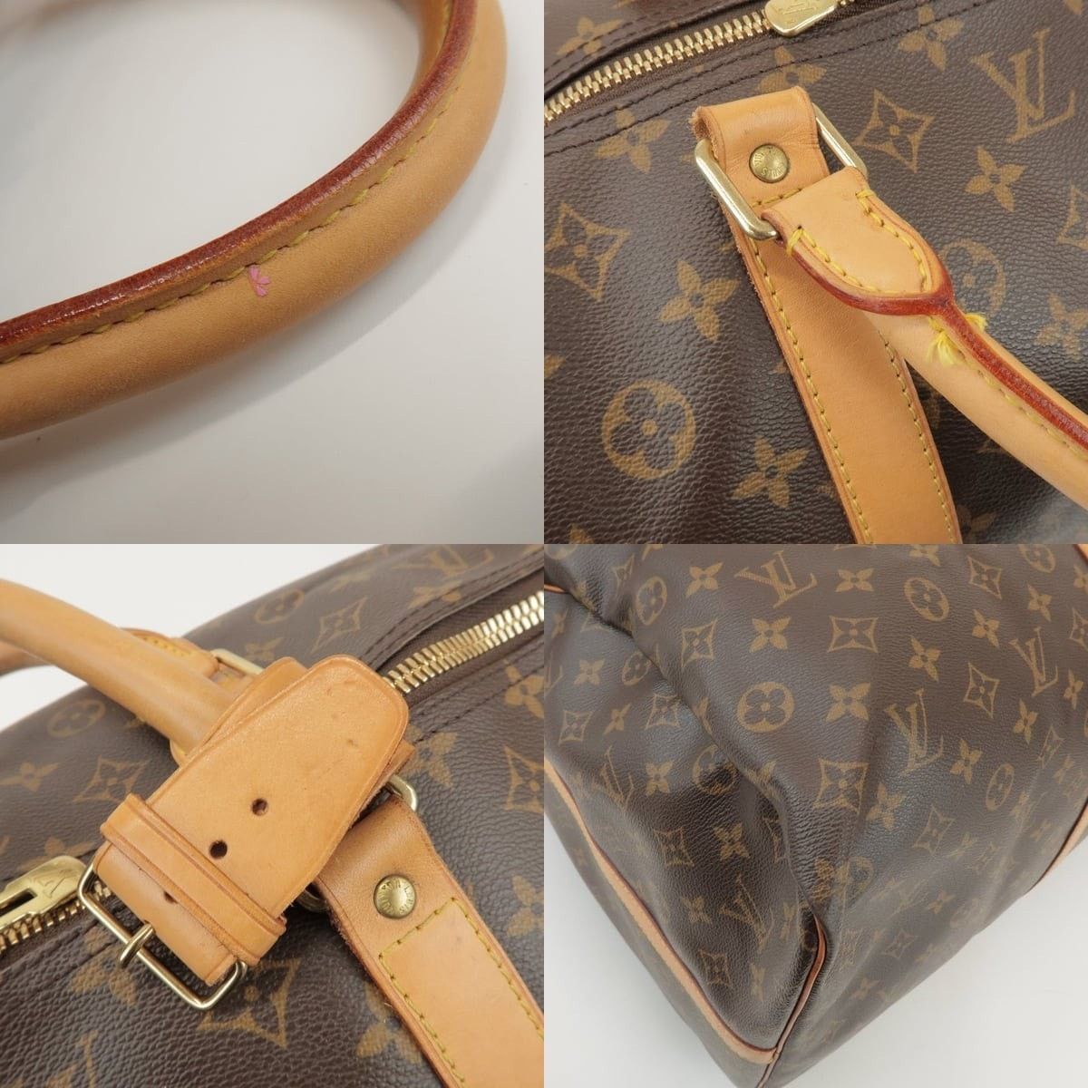 Louis Vuitton Louis Vuitton Monogram Keepall Bandouliere 60 Duffle Bag Size ONE SIZE - 5 Thumbnail