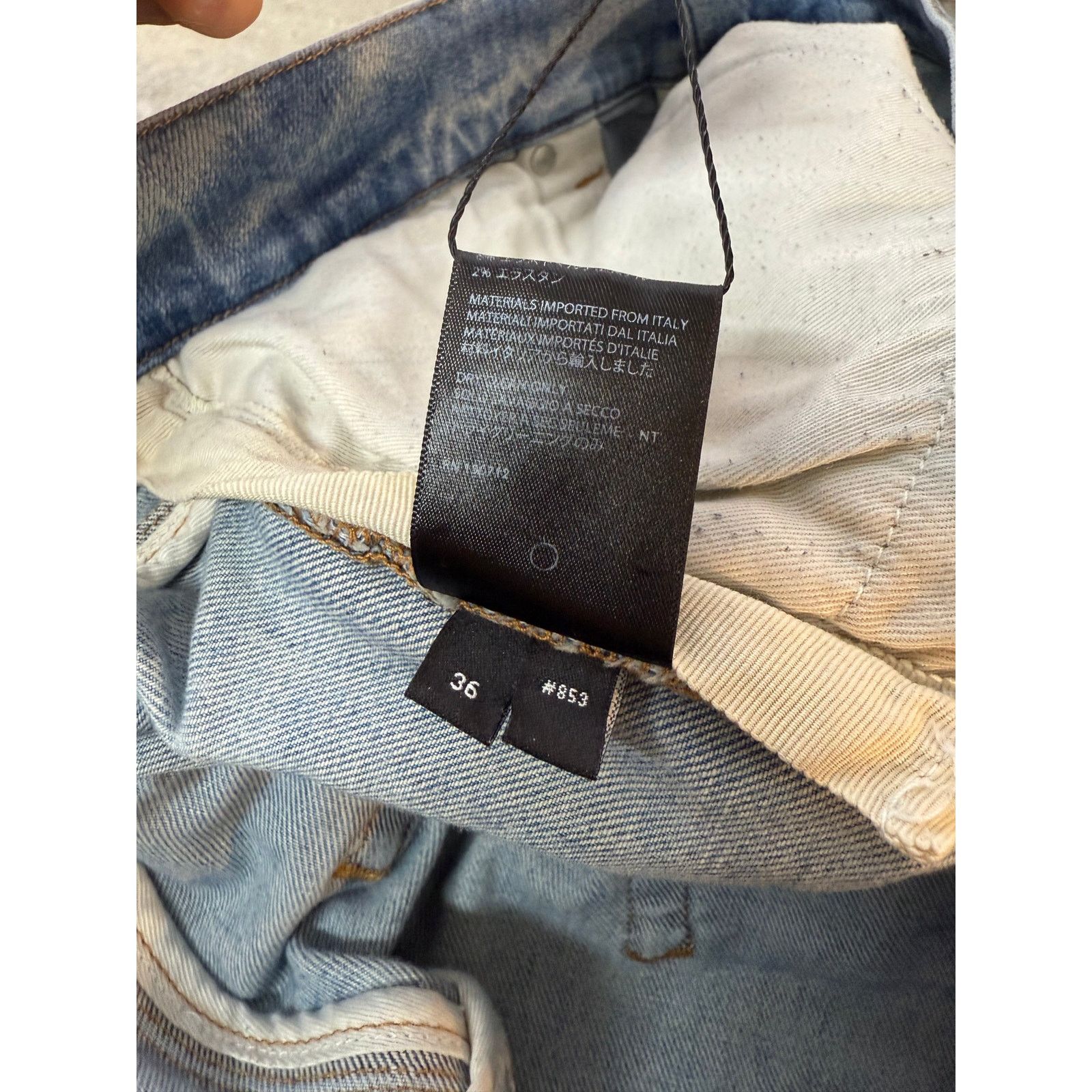 Amiri Amiri Thrasher Light Wash Blue Jeans Size US 36 / EU 52 - 4 Thumbnail