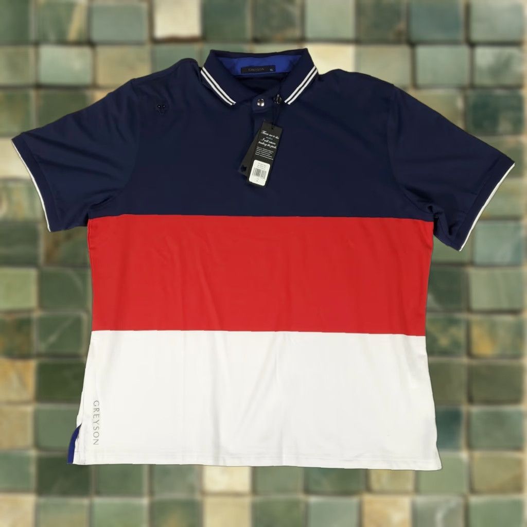 Vintage Greyson Polo Shirt Taconic Maltese Blue Mens XL NWT Shirt Size US XL / EU 56 / 4 - 1 Thumbnail