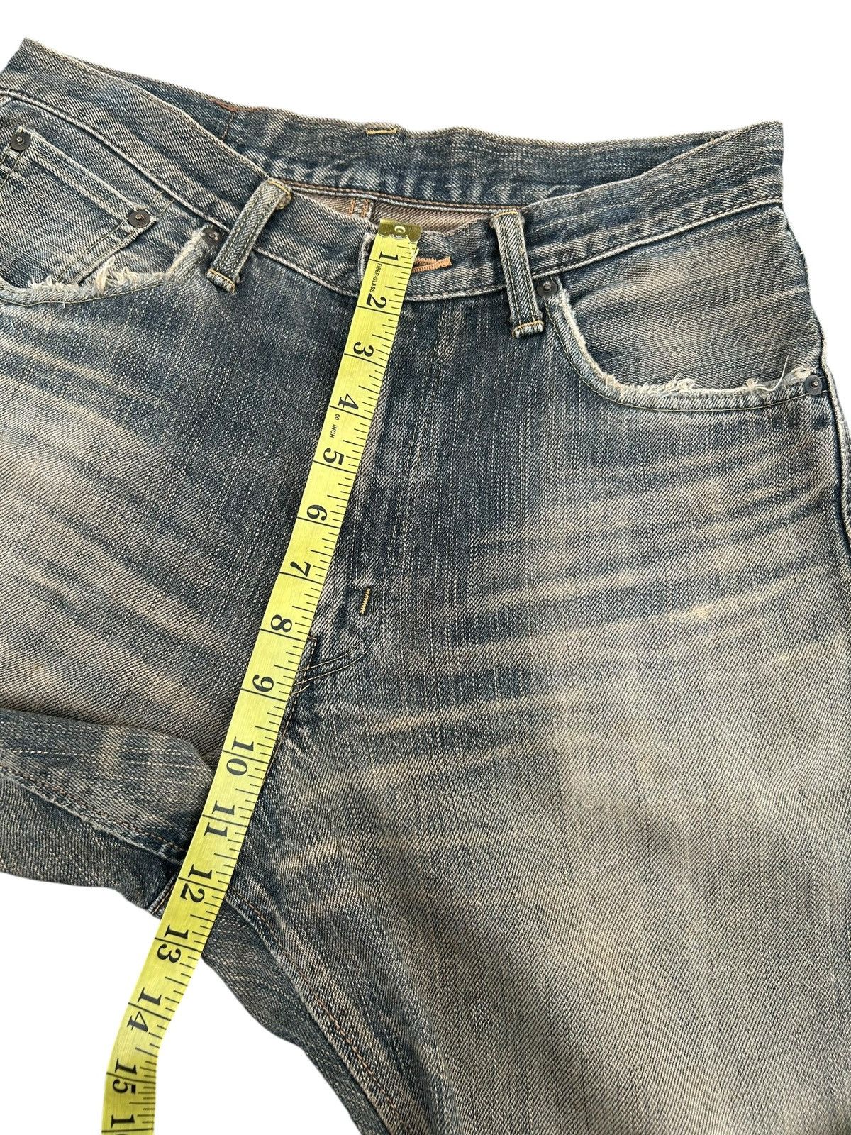 Kapital Vintage Edwin 505z Selvedge Rusty Distressed Denim jeans Size US 31 - 16 Thumbnail