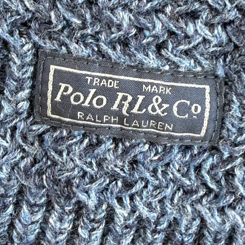 Polo Ralph Lauren Polo Ralph Lauren Sweater Crew Neck Fisherman Knit Marl Blue Men M Regular Size US M / EU 48-50 / 2 - 3 Thumbnail