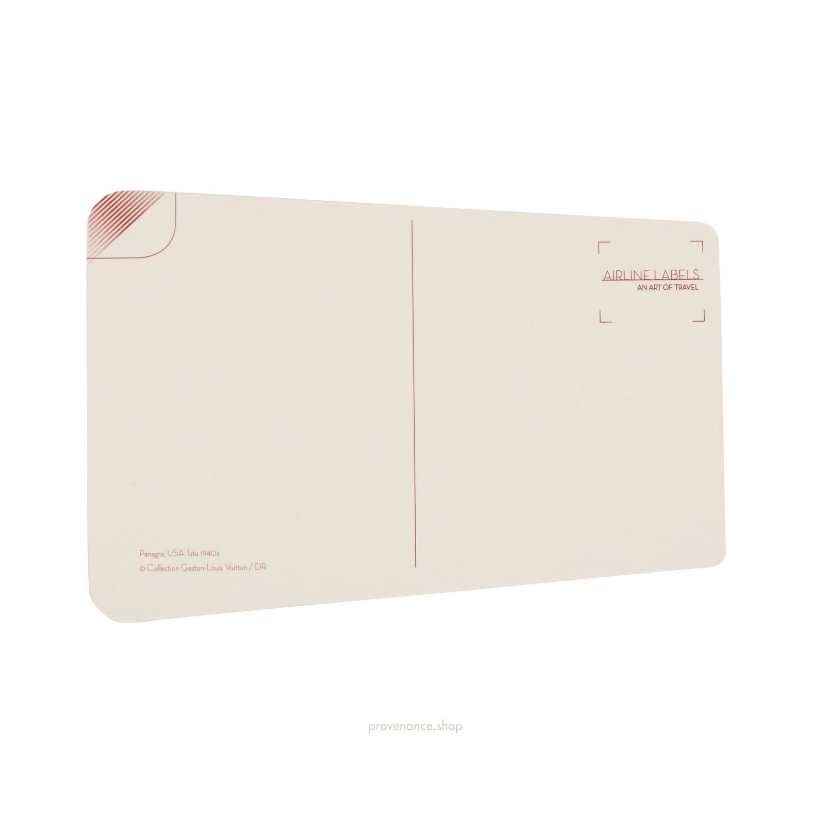 Louis Vuitton 🔴 Louis Vuitton Airline Label Postcard Sticker- PANAGRA Size ONE SIZE - 2 Thumbnail