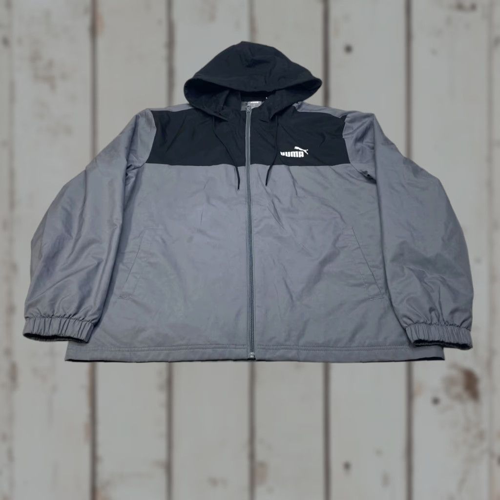 Puma Puma Windbreaker Hoodie Jacket Men's Large Full Pockets Long Sleeve 7423 Size US L / EU 52-54 / 3 - 1 Thumbnail