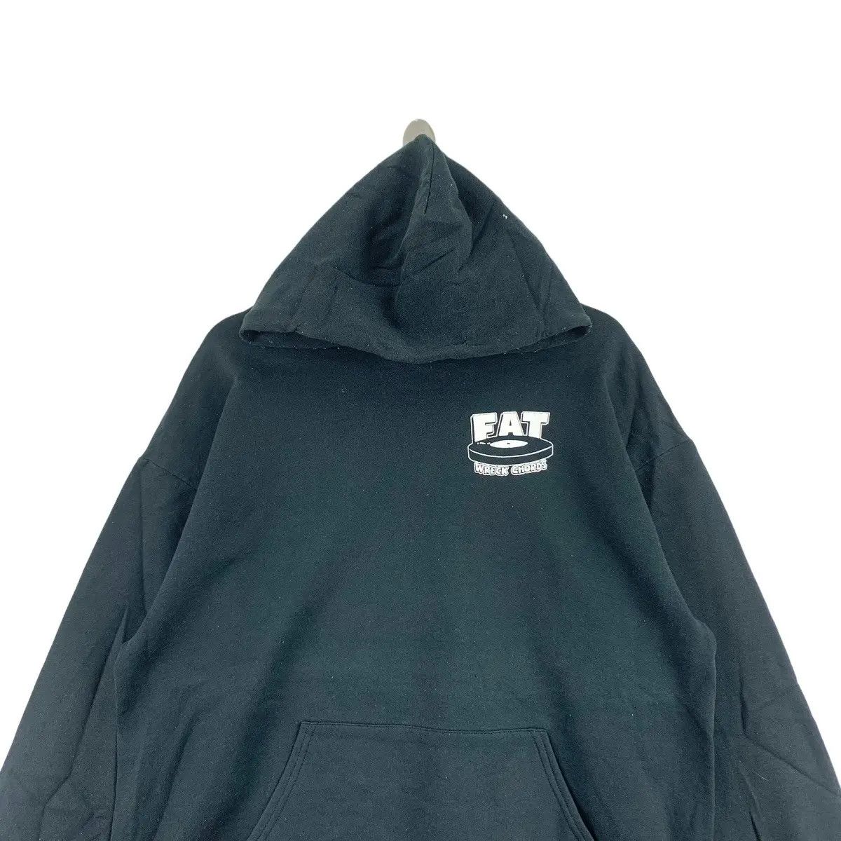 Vintage Vintage FAT WRECK CHORDS Record Label NOFX Punk Rock Hoodie Size US L / EU 52-54 / 3 - 3 Thumbnail