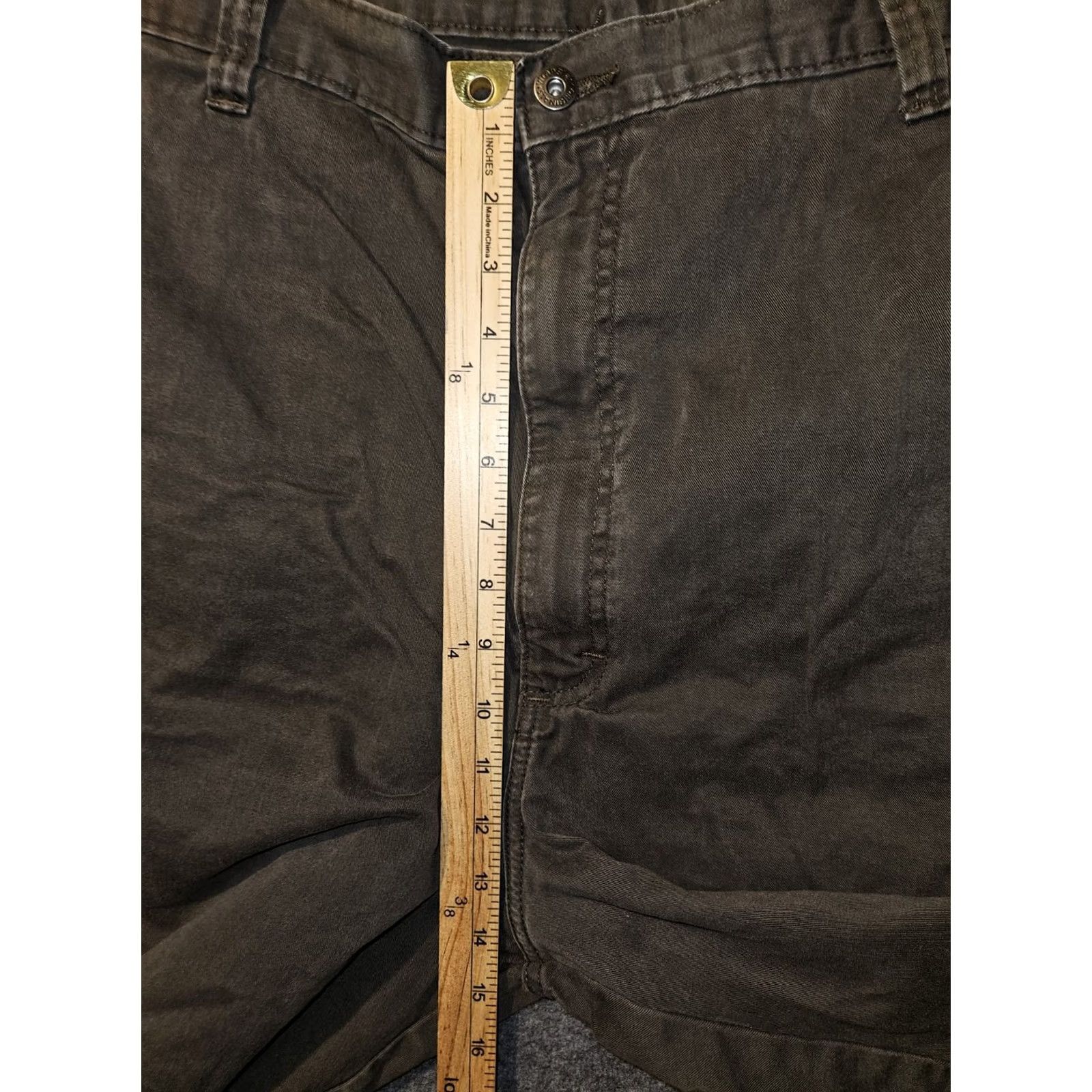 Wrangler VINTAGE Wrangler Cargo Short Men's 42 High Rise Brown Flap Pockets Hiking Walking Size US 42 / EU 58 - 4 Thumbnail