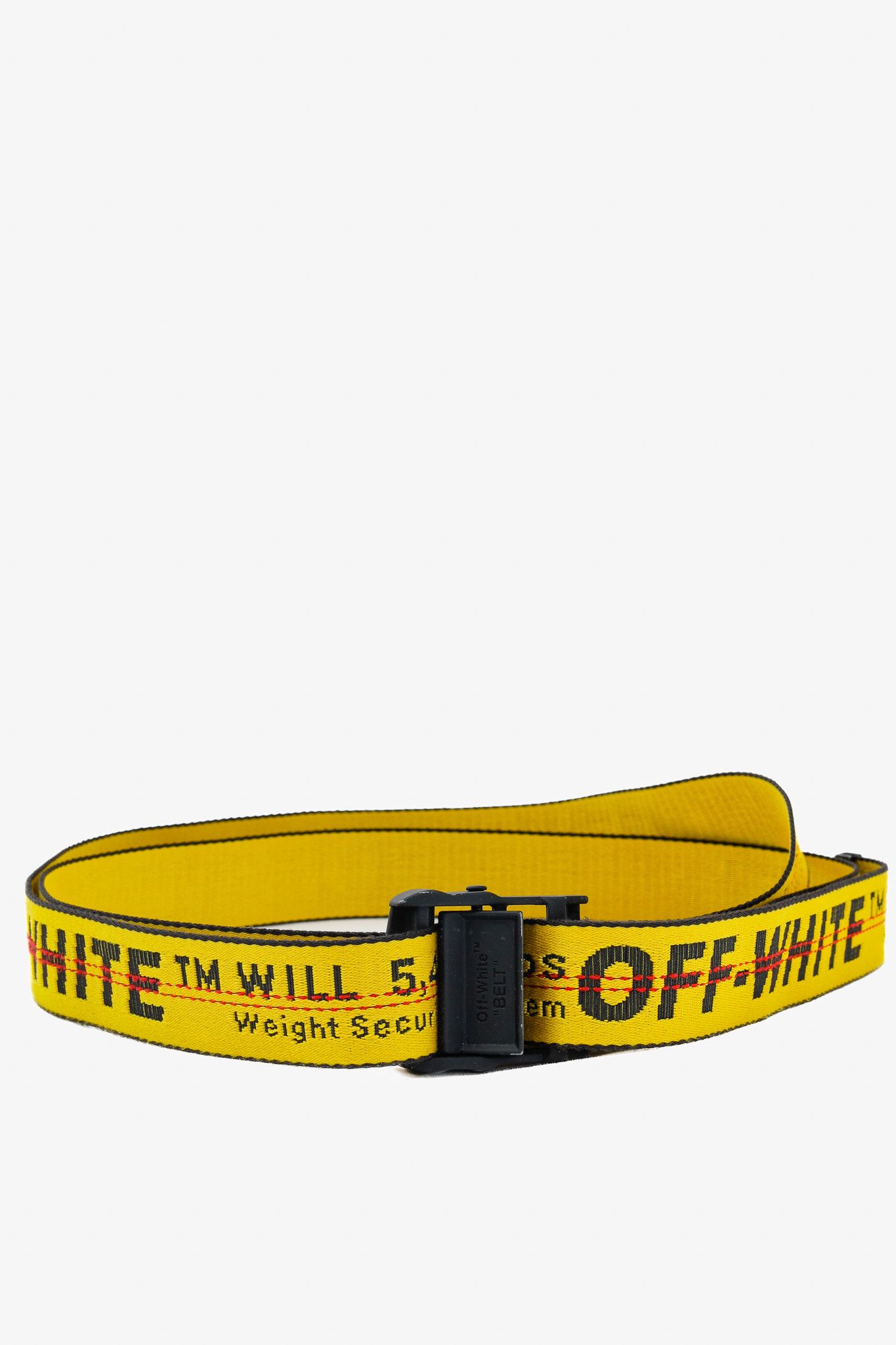 Off-White Yellow Classic Industrial Belt