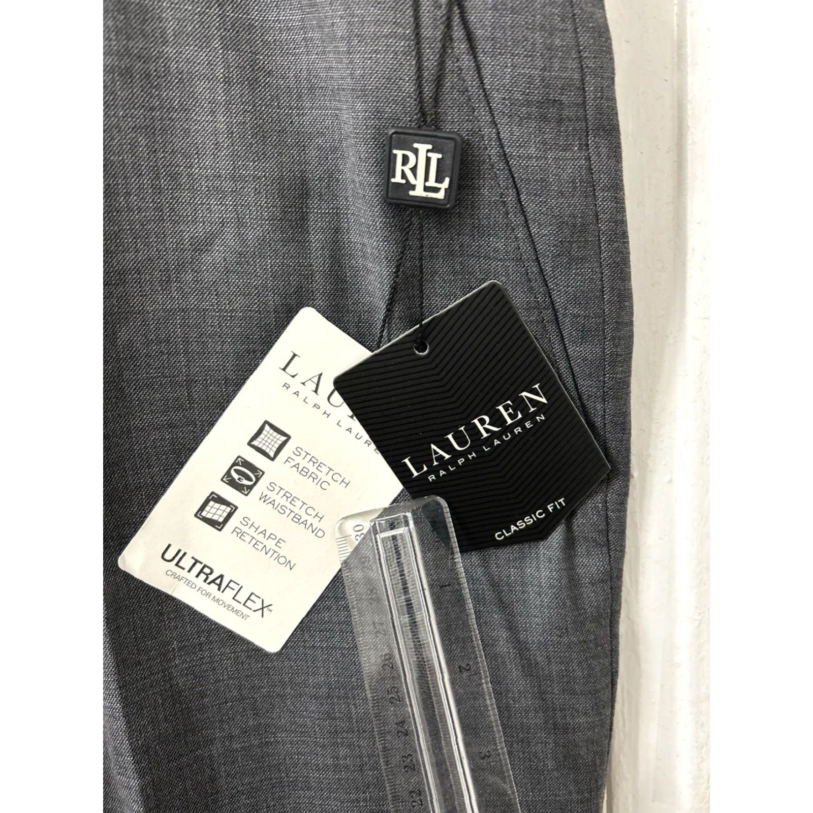 Ralph Lauren Lauren Ralph Lauren Pants Mens 40x30 Gray Wool Blend Classic Fit Dress Pants NWT Size US 40 / EU 56 - 5 Thumbnail