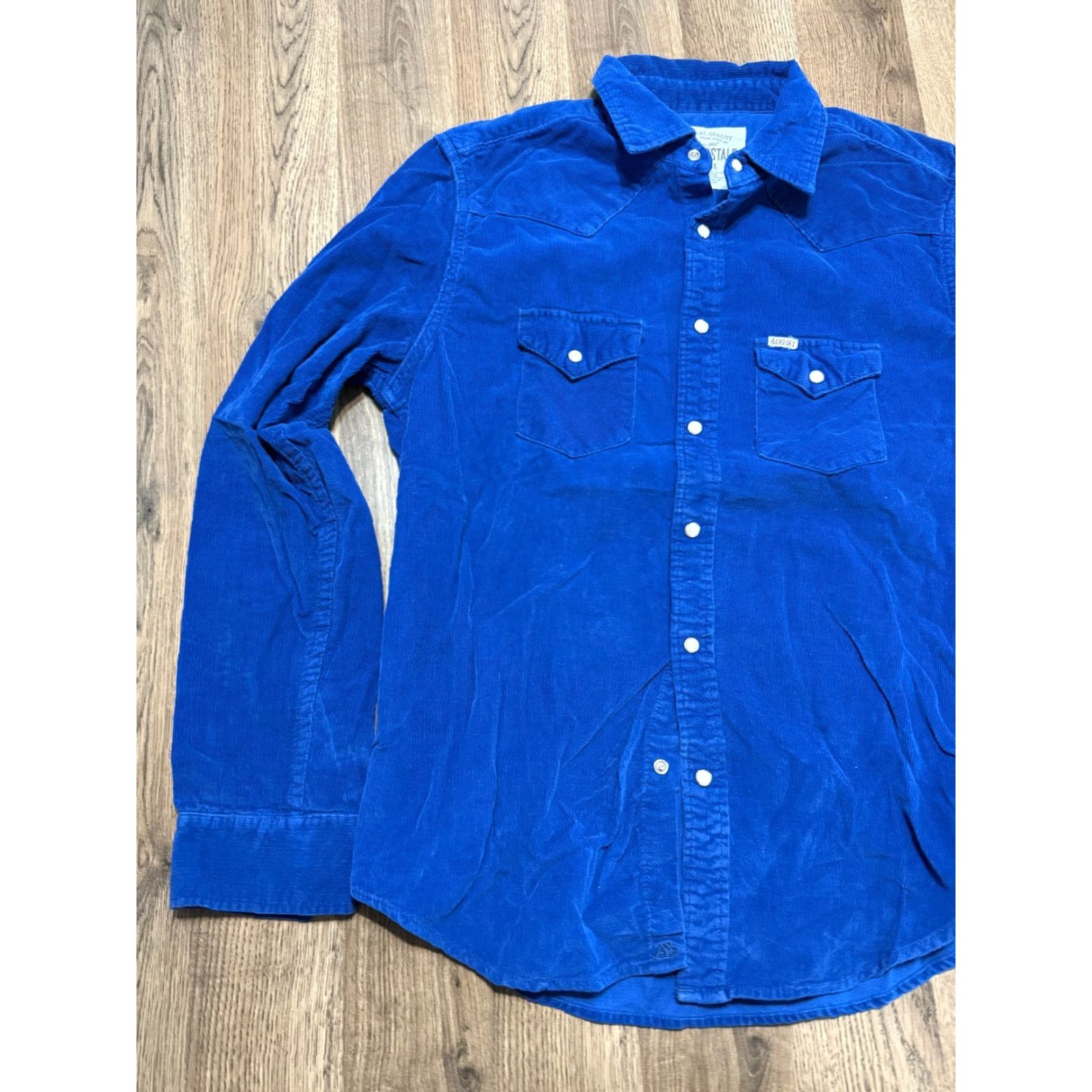 Aeropostale AeroPostale Shirt Men’s Size Medium Blue Long Sleeve Button-Up Shirt Pockets Size US M / EU 48-50 / 2 - 3 Thumbnail