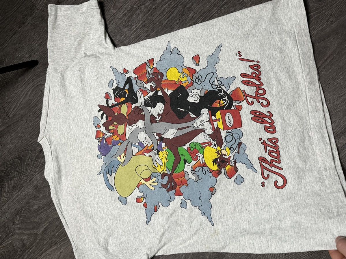 Vintage RARE 1995 Looney Tunes Group Photo Graphic Shirt Size US M / EU 48-50 / 2 - 7 Thumbnail