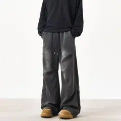 Jean Black Pleated Pants Sweatpants Size US 32 / EU 48 - 7 Thumbnail