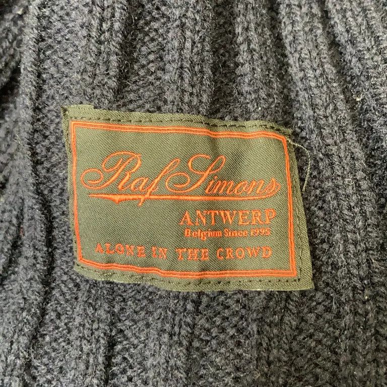 Raf Simons S/S23 Stitched Peace Sign Gloves Wool Turtleneck Shirt Size US M / EU 48-50 / 2 - 3 Thumbnail
