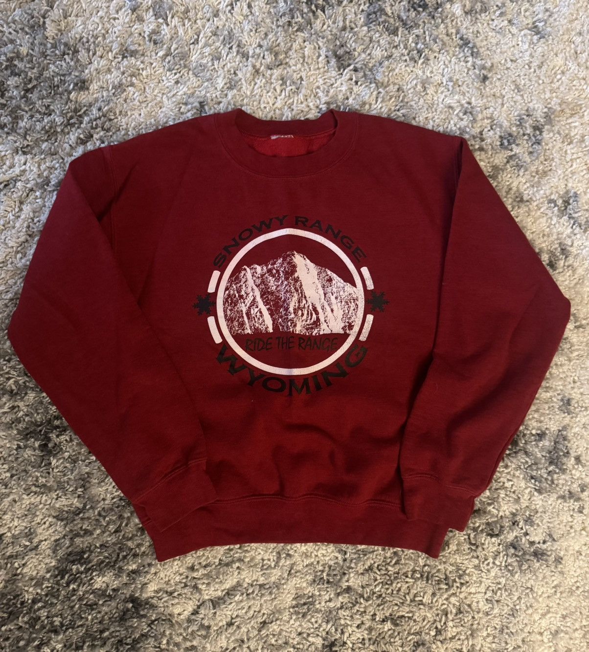 Vintage Snowy Range Wyoming Ceewneck Sweatshirt Size US S / EU 44-46 / 1 - 1 Thumbnail