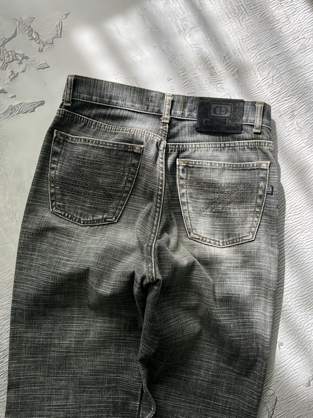 John Galliano CD Vintage 90s Denim Jeans Gray John Galliano Size US 30 / EU 46 - 10 Thumbnail