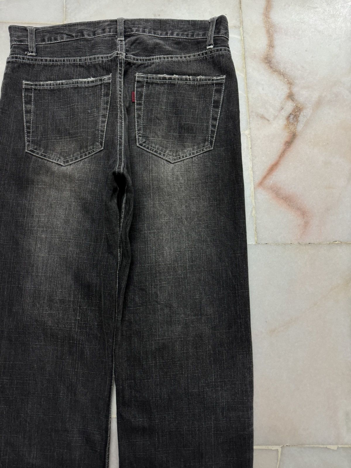 If Six Was Nine × Japanese Brand × Vintage Denim Des Free Beat Mudwash Faded Distress Jean Size US 30 / EU 46 - 13 Thumbnail