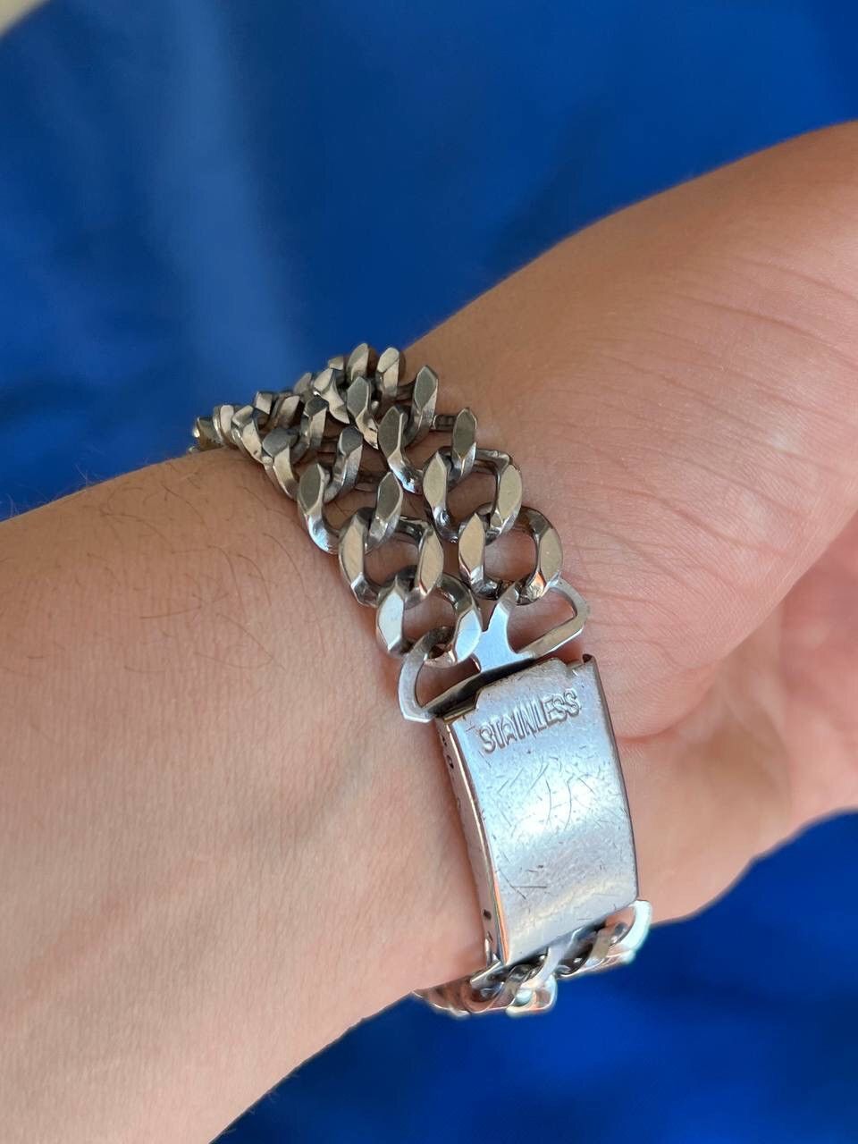 Japanese Brand × Vintage Vintage Japanese style futuristic Link ⛓ Metal Watch Size ONE SIZE - 9 Thumbnail