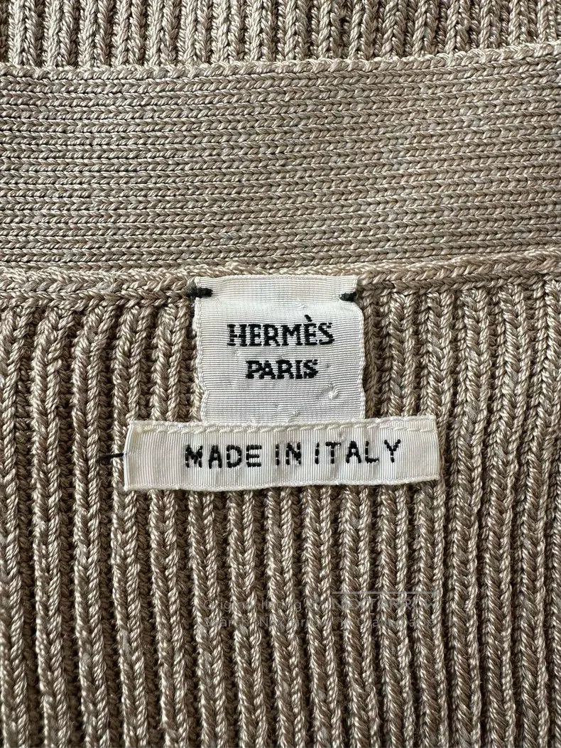 Hermes Hermes Comfortable slim fit silk long sleeve knit top, lig Size M / US 6-8 / IT 42-44 - 7 Thumbnail