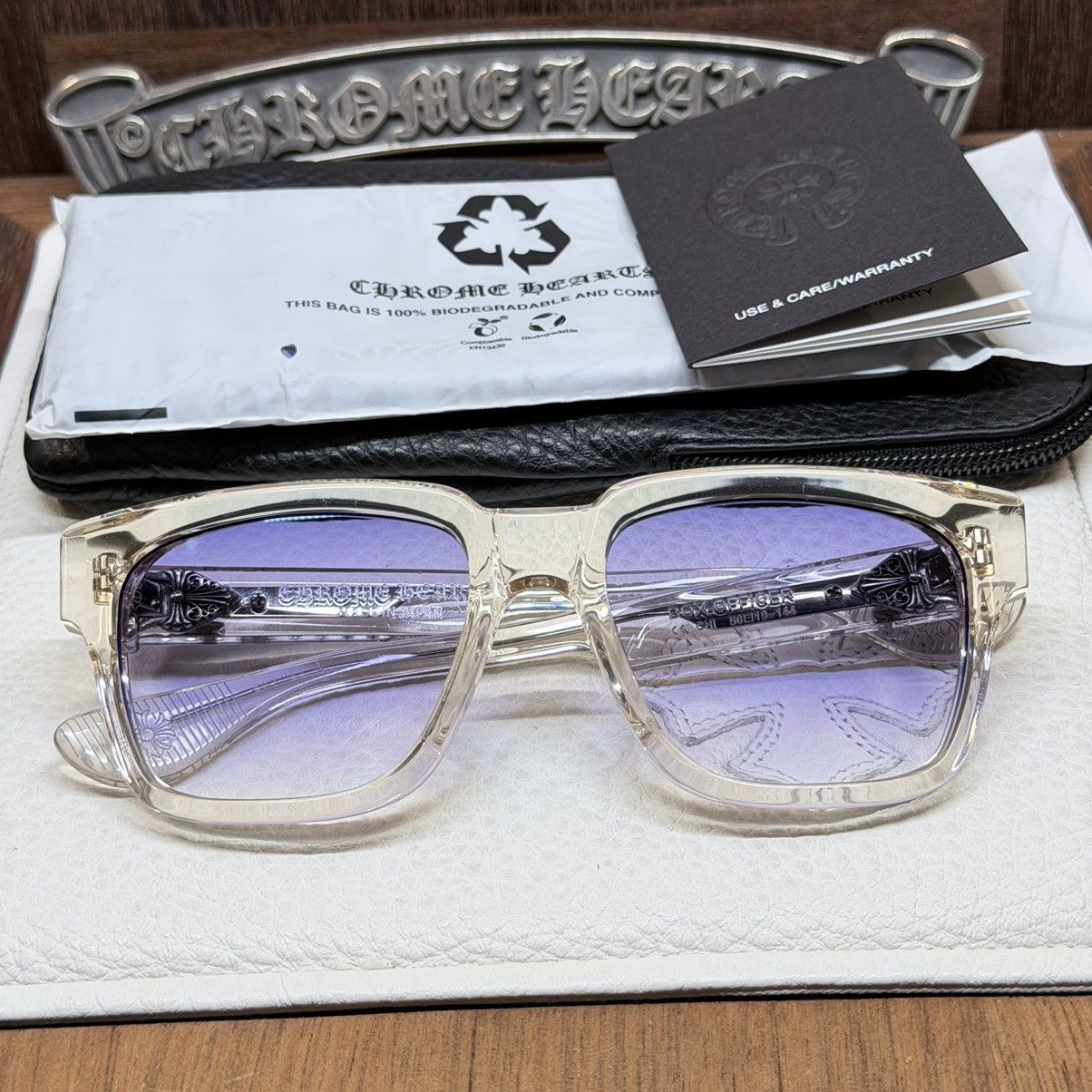 Chrome Hearts Chrome Hearts Box Officer 1/1 Sunglasses Size ONE SIZE - 11 Thumbnail