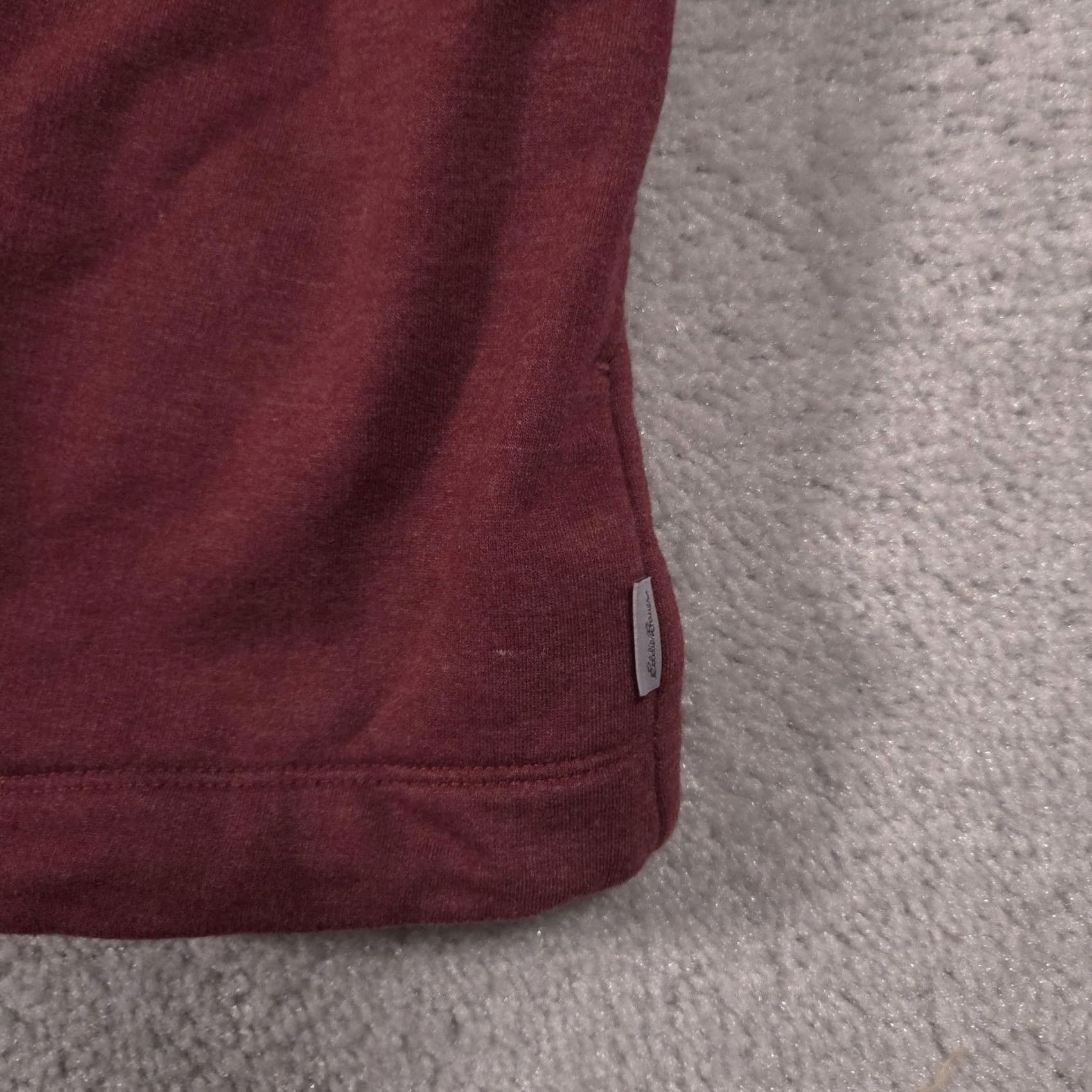 Eddie Bauer Eddie Bauer Womens XL Red Fleece Hooded Open Front Pockets Casual Coatigan Size XL / US 12-14 / IT 48-50 - 5 Thumbnail