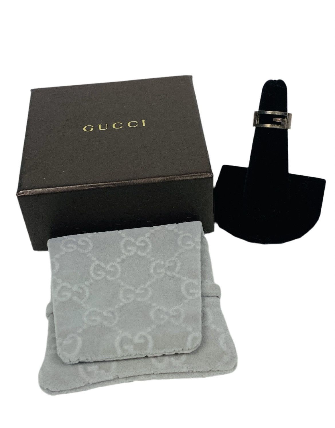 Gucci Gucci .925 Silver G Ring Size IT 8 Size ONE SIZE - 1 Thumbnail