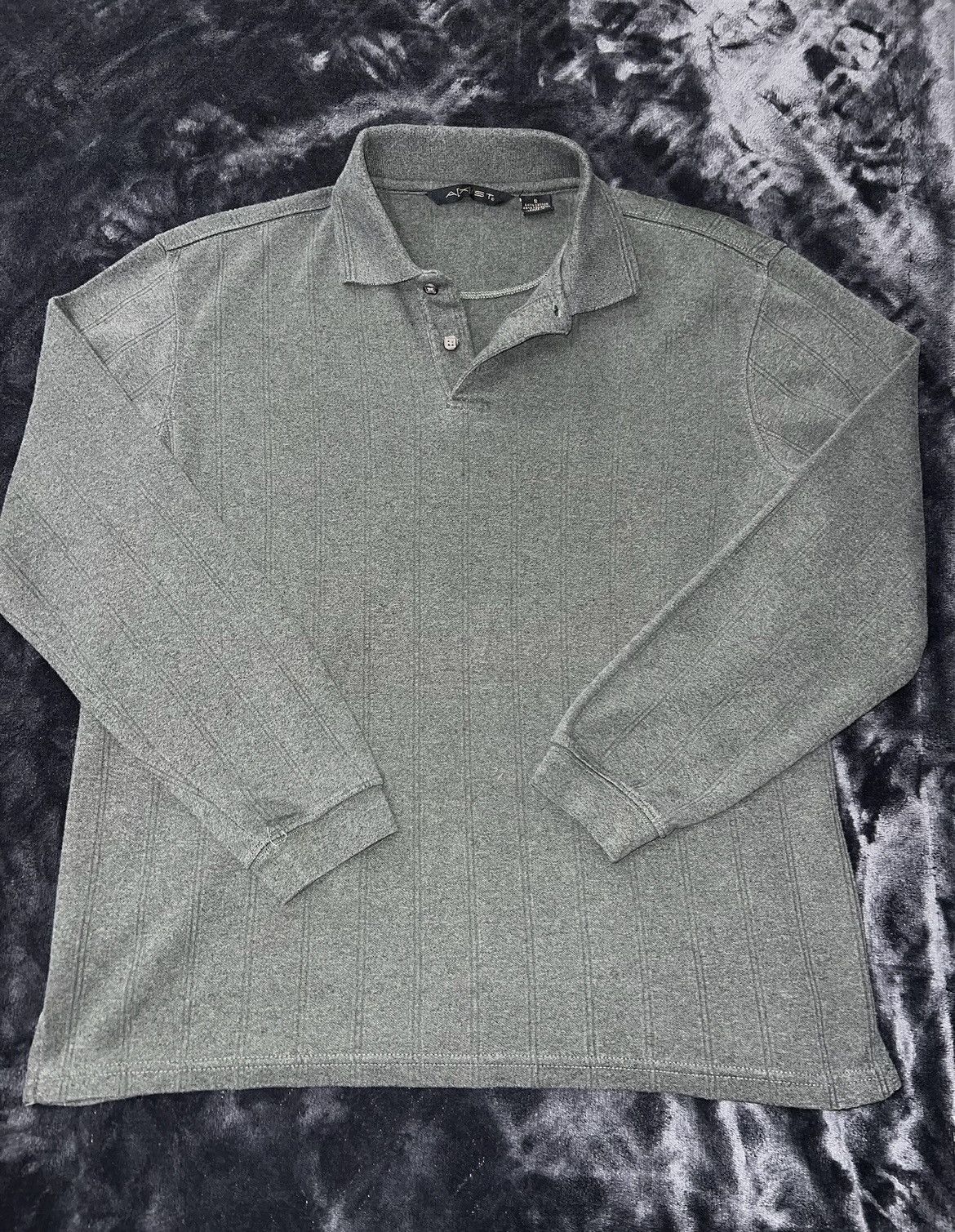 Axist Axist Olive Green Long-Sleeve Polo Shirt Size US S / EU 44-46 / 1 - 5 Thumbnail