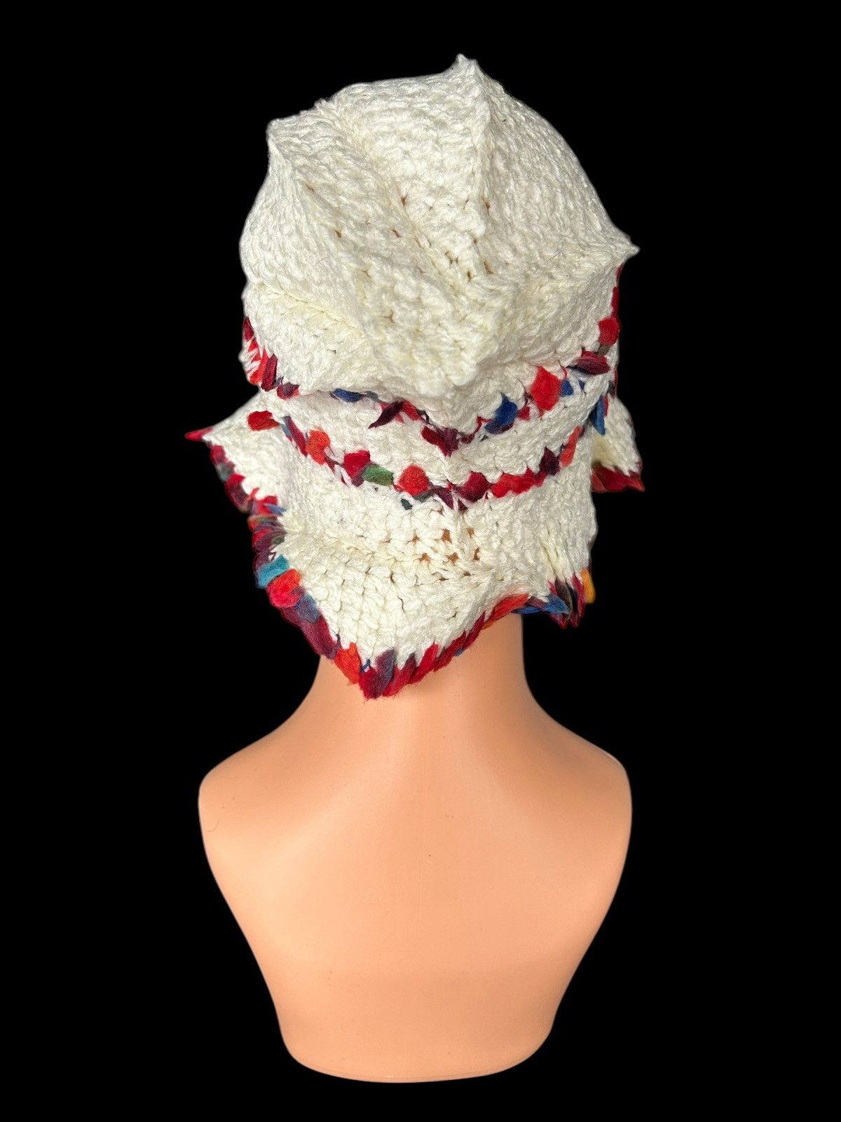Japanese Brand × Kapital × Vintage Crochet Knitted Handmade Bucket Hats Rare ☠️☠️ Size ONE SIZE - 5 Thumbnail