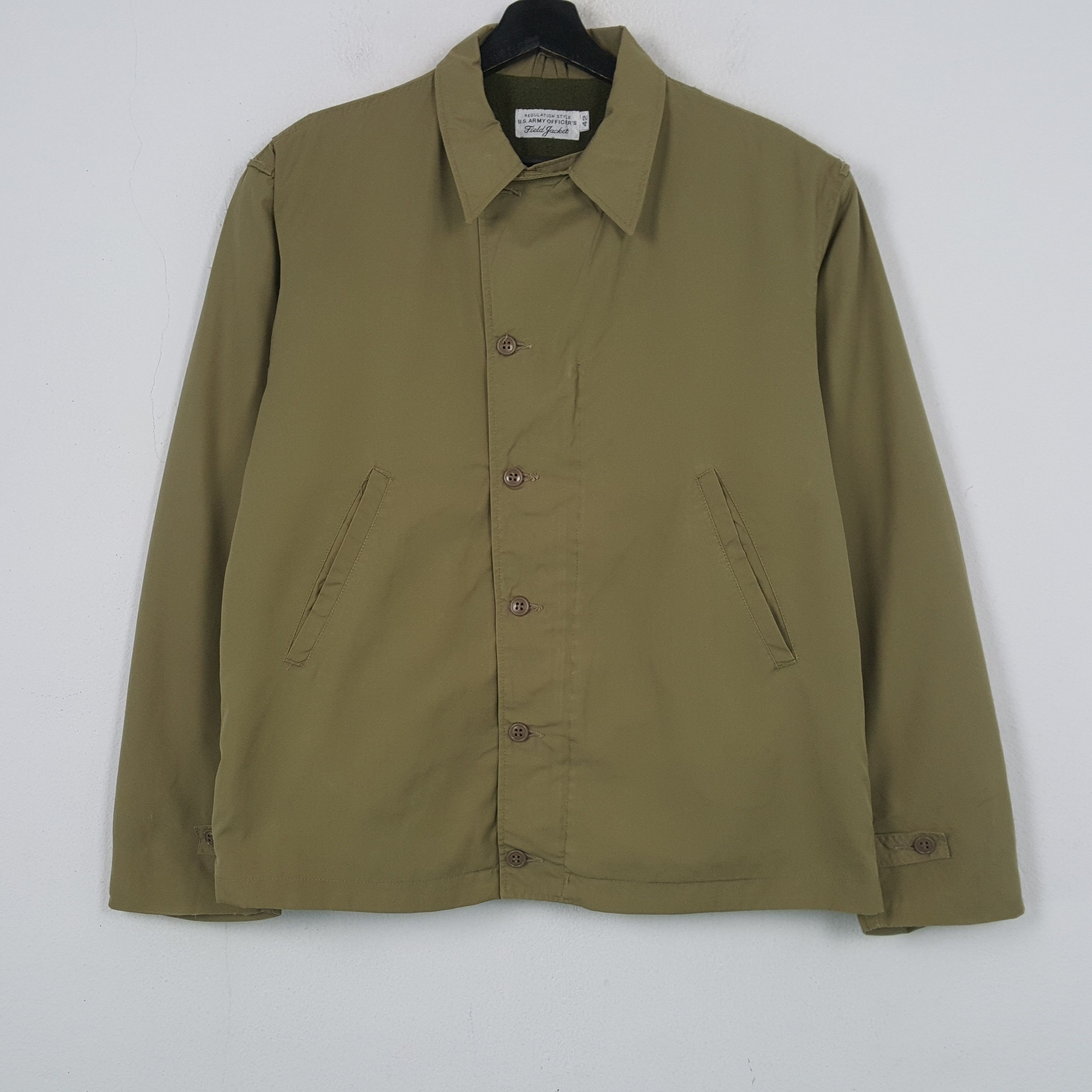 Vintage Army Officers Field Jacket RR19 Size US L / EU 52-54 / 3 - 1 Thumbnail
