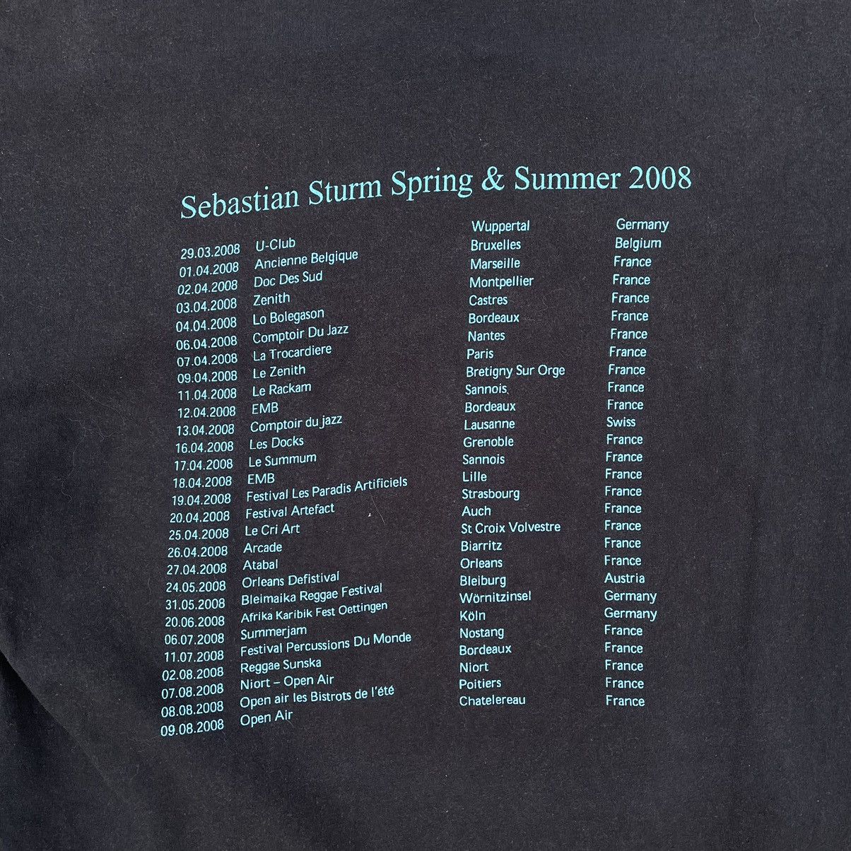 Vintage Vintage T-shirts Sebastian Sturm Tour Logo Y2K 90s Band Tee Size US L / EU 52-54 / 3 - 8 Thumbnail