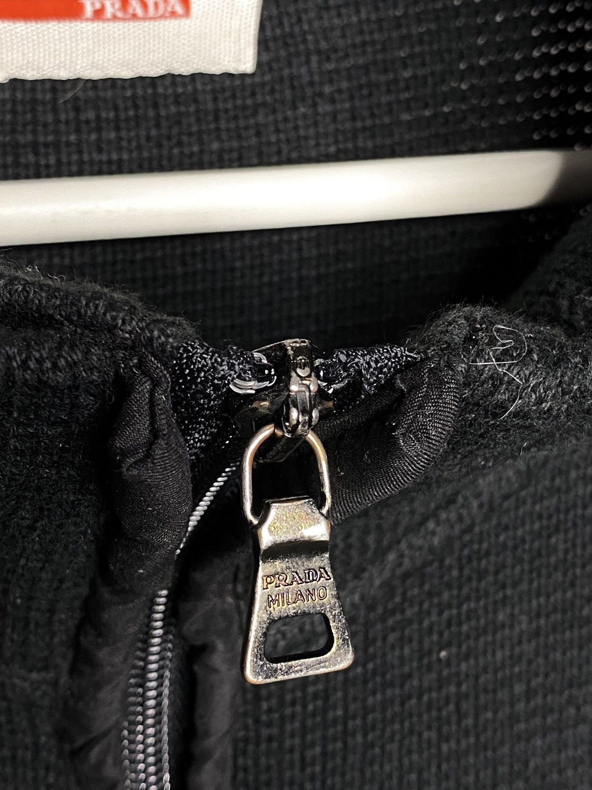 Prada Vintage 00s Prada Heavy Knitted Zip Sweater Rare Red Tab Size US M / EU 48-50 / 2 - 5 Thumbnail