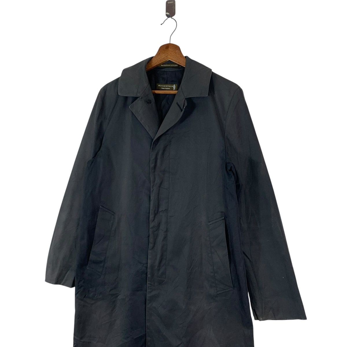 VINTAGE MACKINTOSH SCOTLAND OVERCOAT JACKET FADED