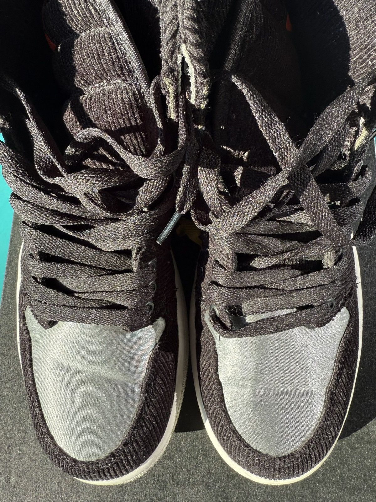 Jordan Brand Jordan 1 retro High Aleali May GS Satin Shadow Size US 7.5 / IT 37.5 - 5 Thumbnail