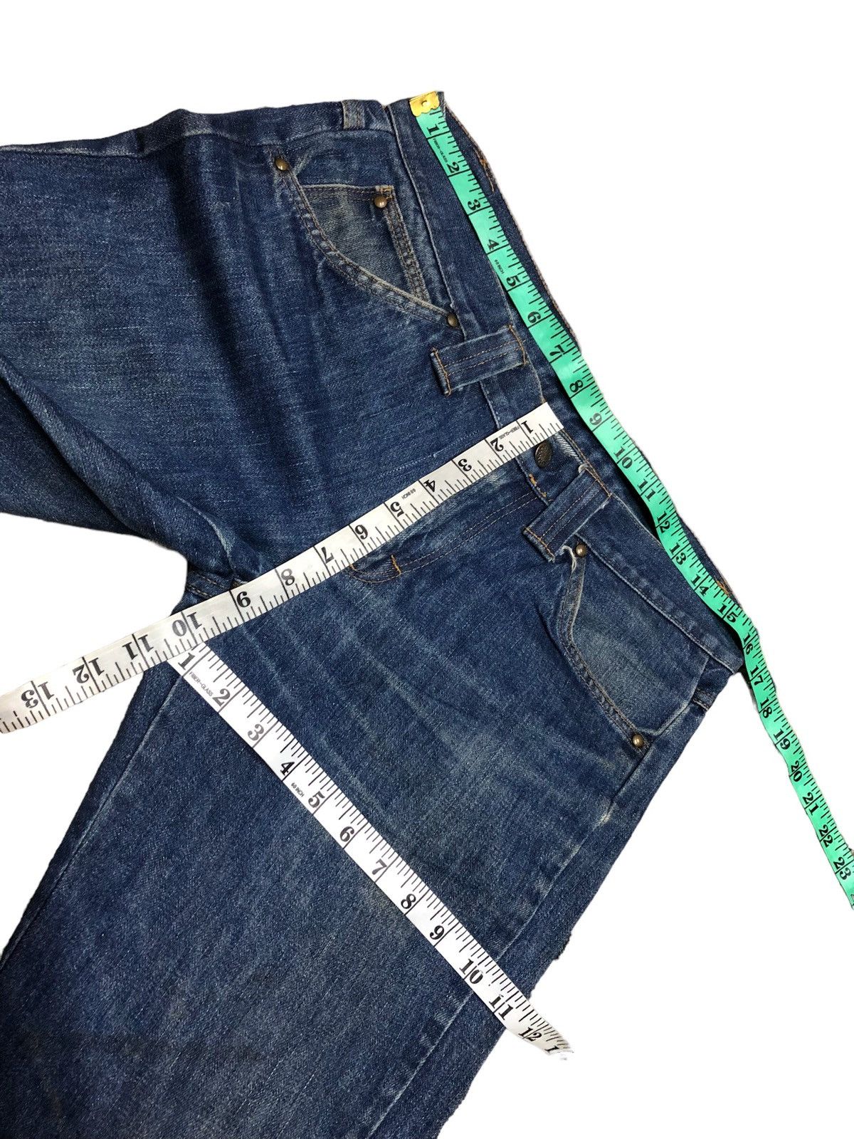 Vintage FLARED‼️‼️VINTAGE H.I.S DENIM Size US 32 / EU 48 - 10 Thumbnail