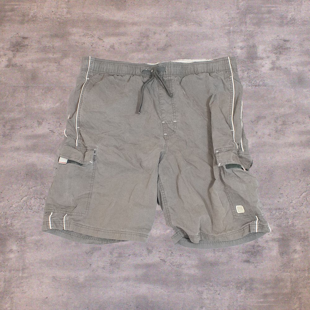 Vintage Y2K 2000's Gotcha Sport Charcoal Grey Baggy Shorts Size US 37 - 1 Thumbnail