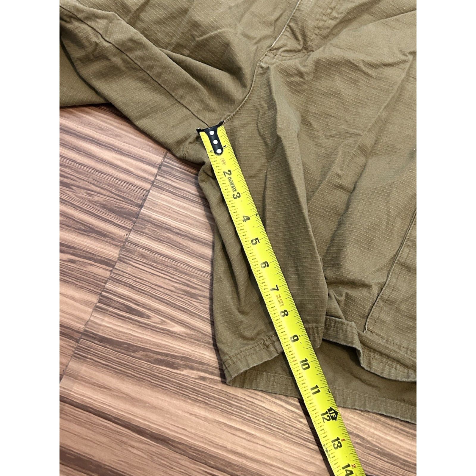 Vintage RedHead Cargo Shorts Men Regular Brown 46 Cotton Canvas Cargo Pocket Zipper Button Solid Outdoor American 2010s Casual Vest? Wait. Size US 30 / EU 46 - 3 Thumbnail