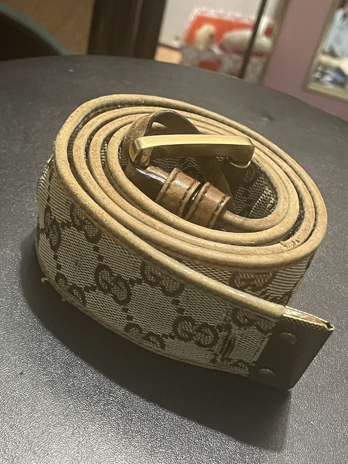 Gucci Vintage Gucci Webbed Belt(SOLD❌) Size 32 - 1 Thumbnail
