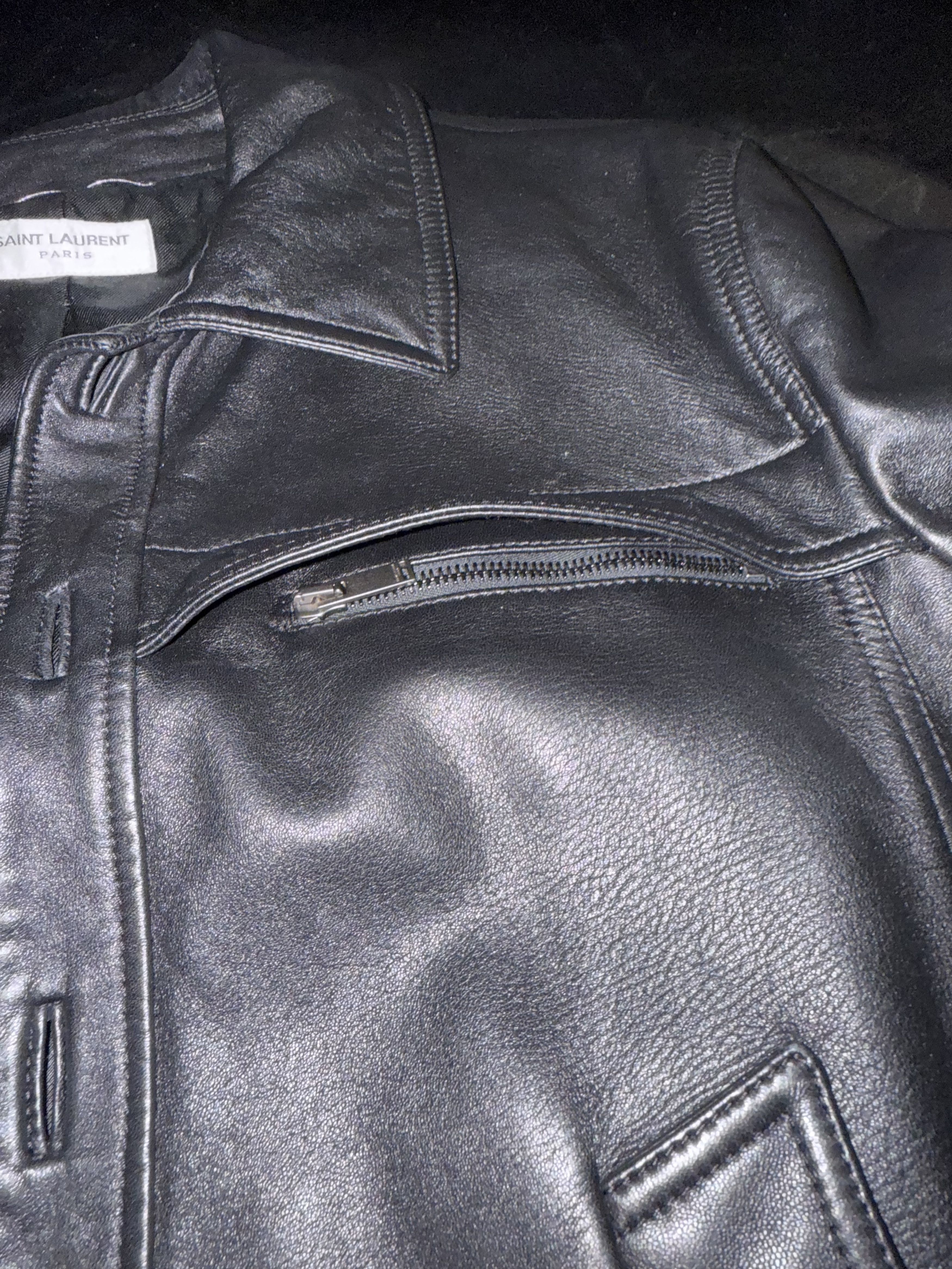 Saint Laurent Paris Saint Laurent Leather Jacket Size US L / EU 52-54 / 3 - 13 Thumbnail