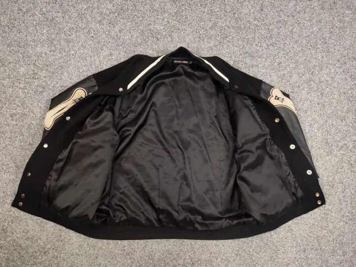 Japanese Brand Vintage Bones Japan Skeleton Letterman Varsity Bomber Jacket Size US S / EU 44-46 / 1 - 8 Thumbnail